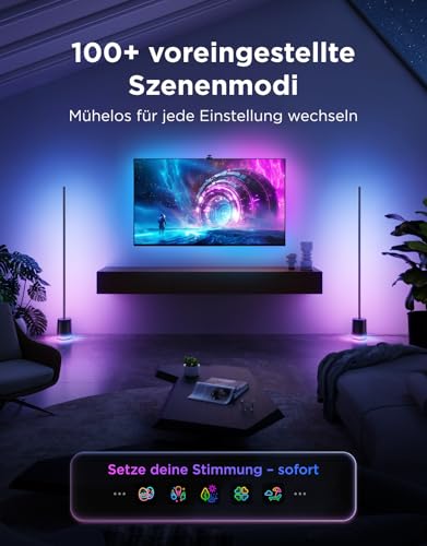 Thumbnail 7 de Govee Stehlampe 3 mit LuminBlend+ Technologie – RGBWWIC 2100 lm, App- und Sprachsteuerung