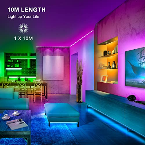 Thumbnail 2 de Nallee LED Strip Lights 10M RGB with IR Remote — Music Sync, Flexible, 24V