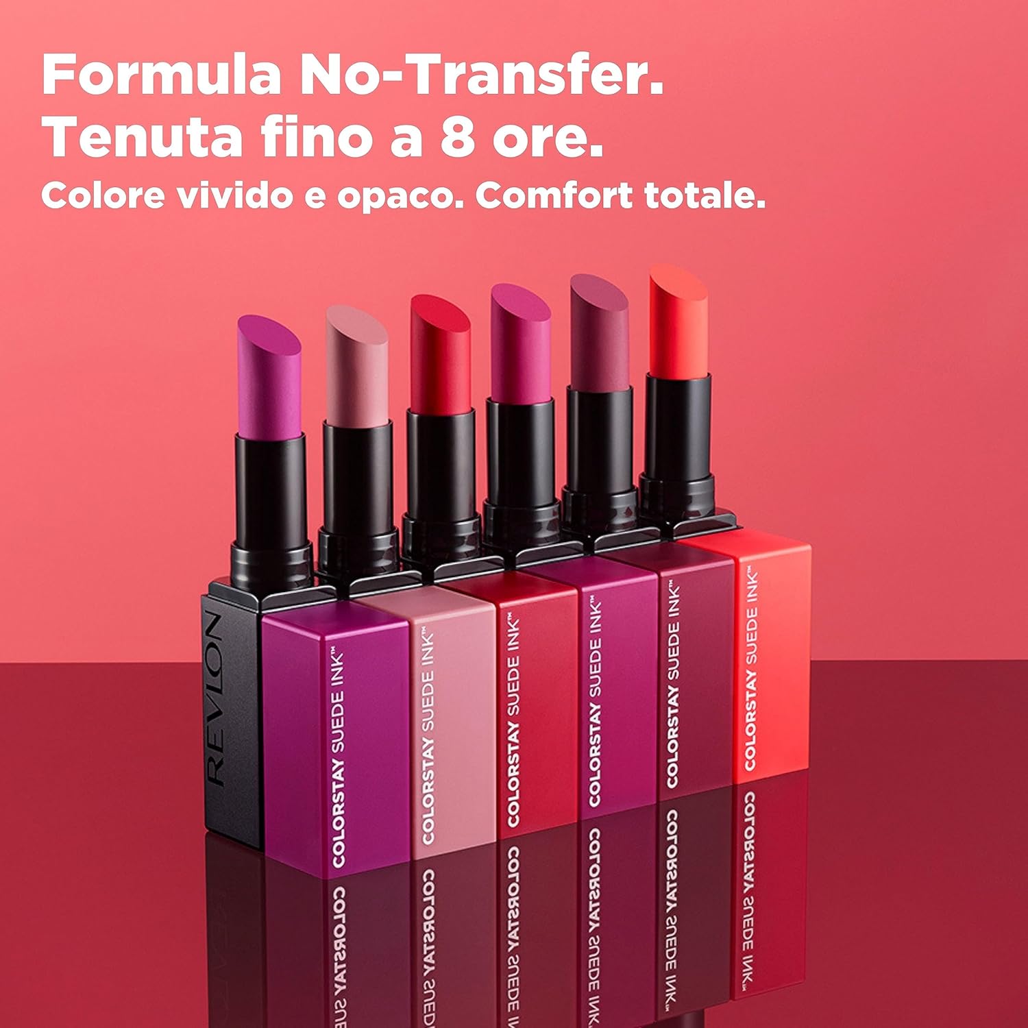 Detalle 2 de Revlon ColorStay Suede Ink Lipstick 016 Bread Winner – rossetto opaco a lunga durata