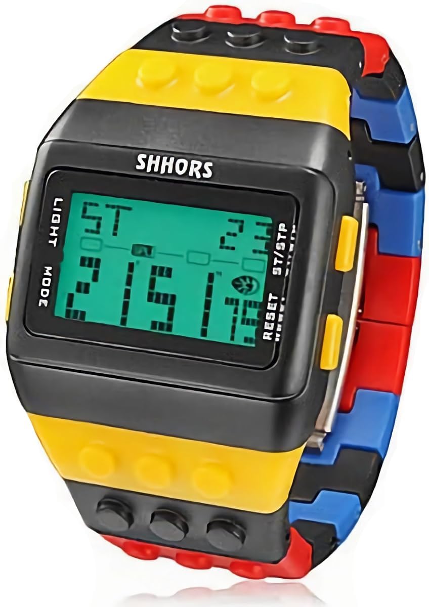 Thumbnail 6 de FENKOO Orologio digitale arcobaleno Rosso