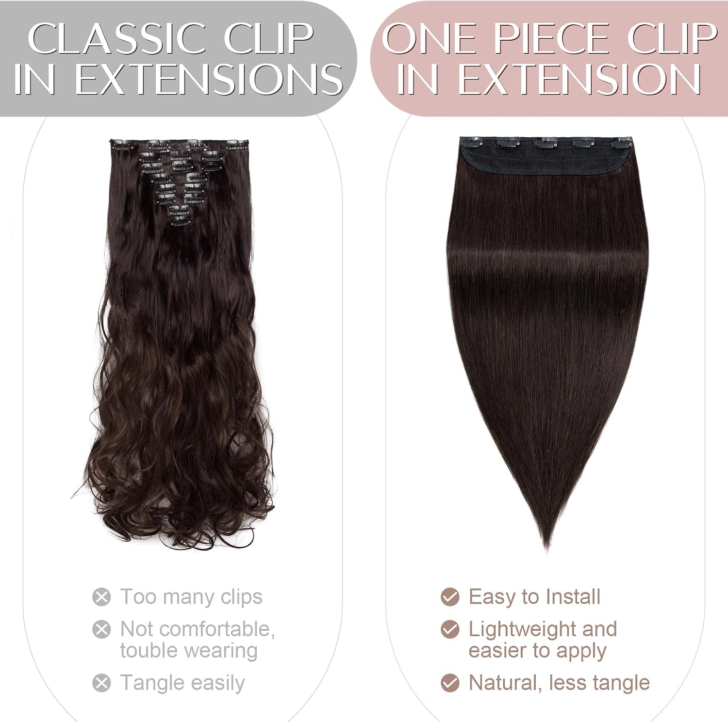 Detalle 2 de SEGO extension clip fasce 100% Remy 30 cm