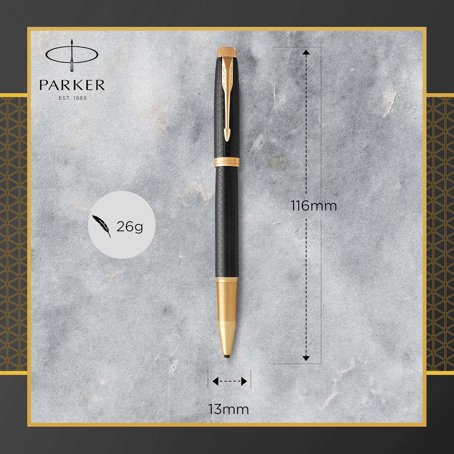 Thumbnail 2 de Parker IM Bolígrafo Roller negro fino