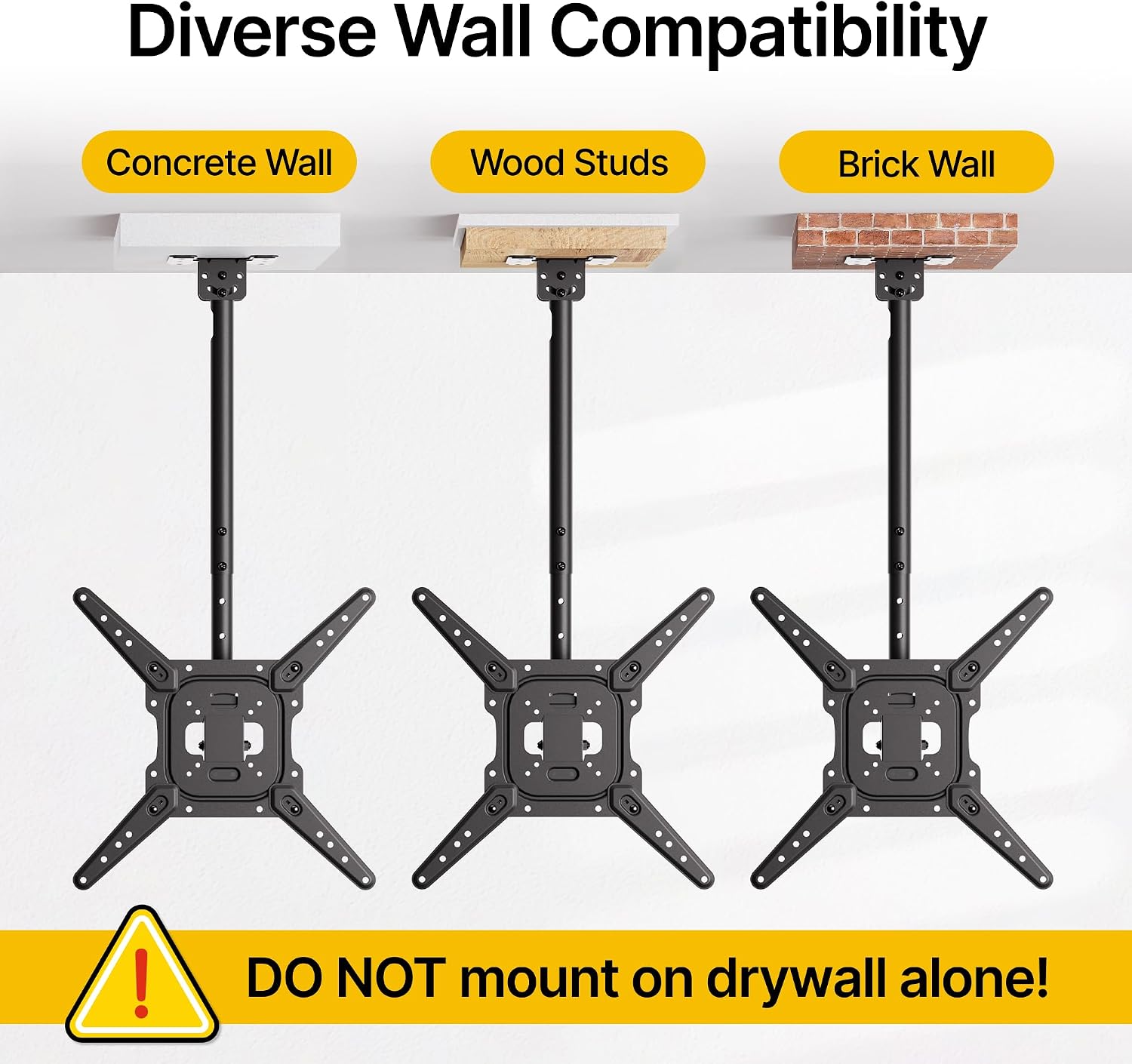 Thumbnail 6 de monTEK Ceiling TV Mount for 23-55 inch Displays