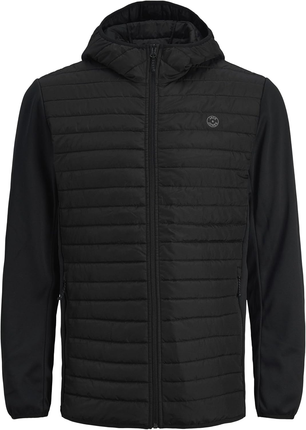 Detalle de JACK & JONES Herren Hybridjacke (Regular Fit) aus 100% Polyester
