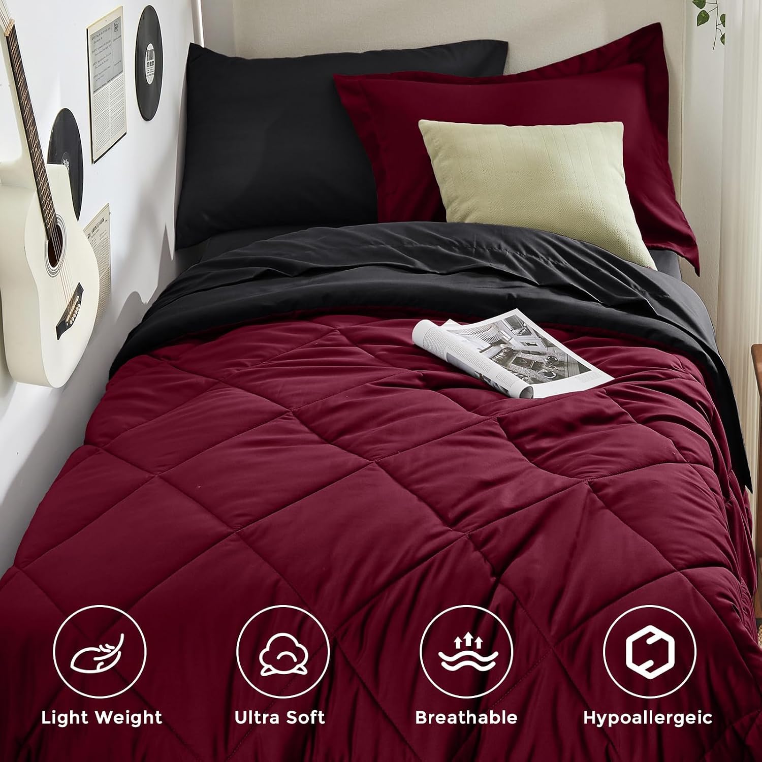 Thumbnail 1 de HEVUMYI Twin XL Comforter Set