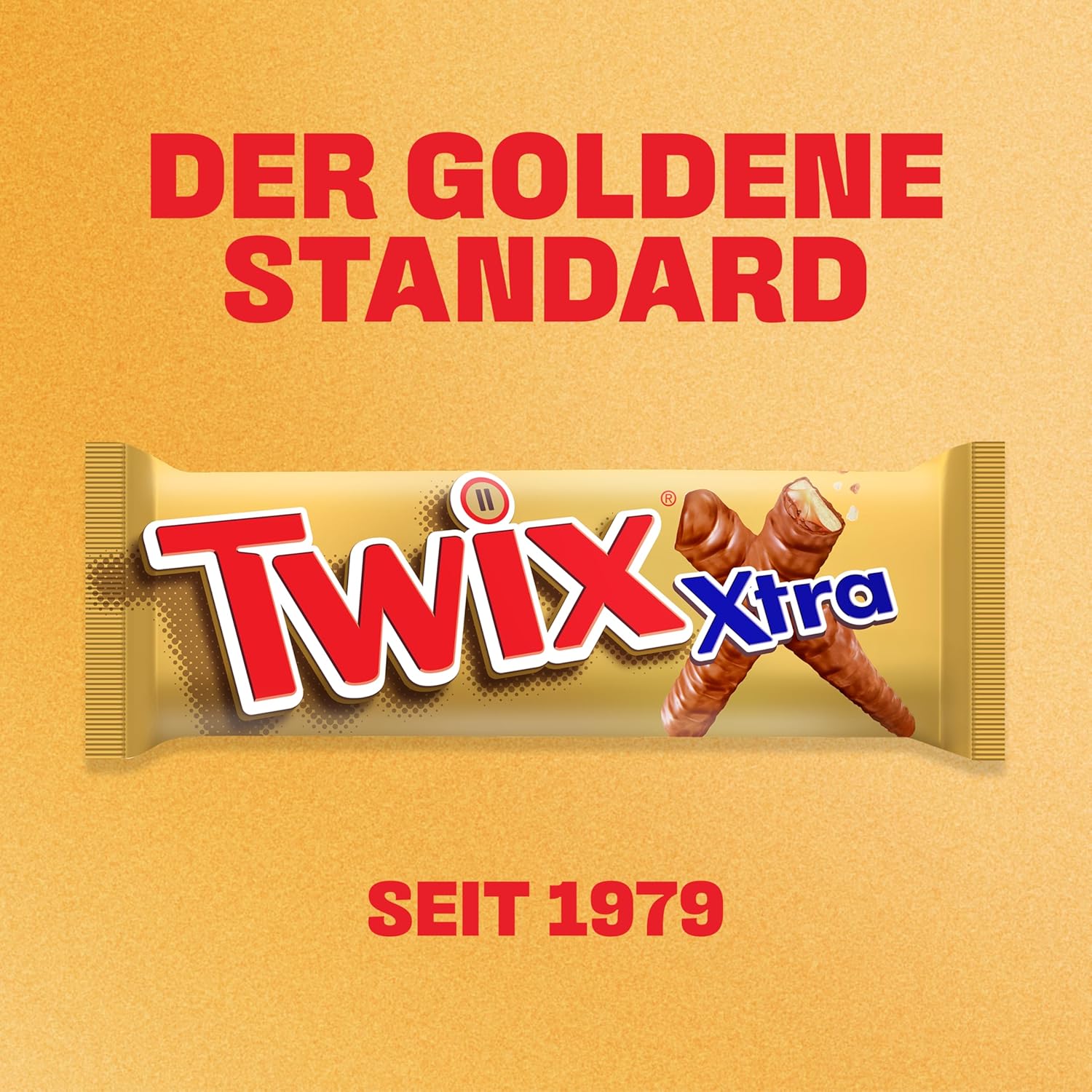 Detalle de Twix Xtra Großpackung Schokoladen-Riegel: Karamell & Keks in 30x75 g