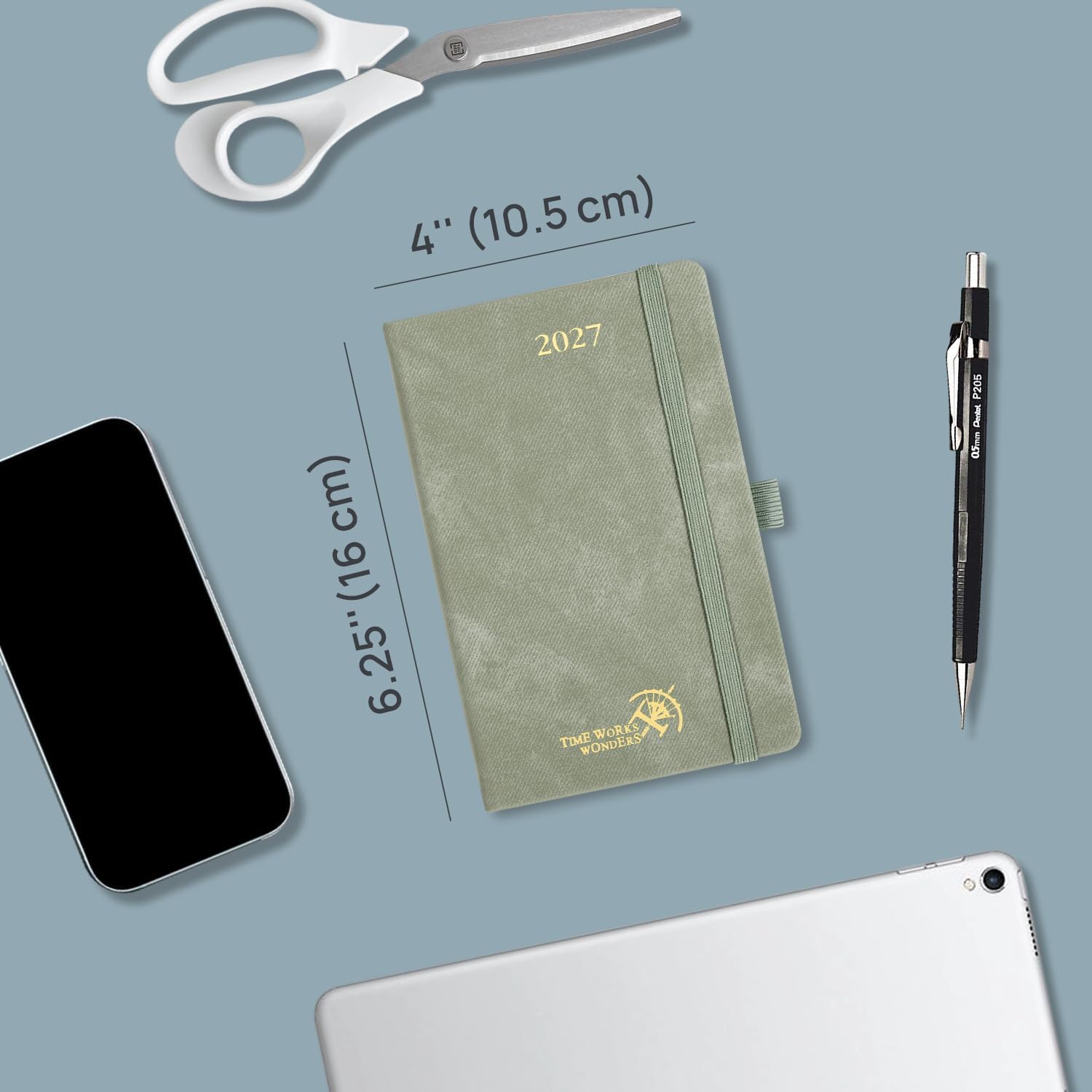 Detalle de POPRUN 2027 Pocket Calendar, 4" x 6.25" Weekly Planner with Notes