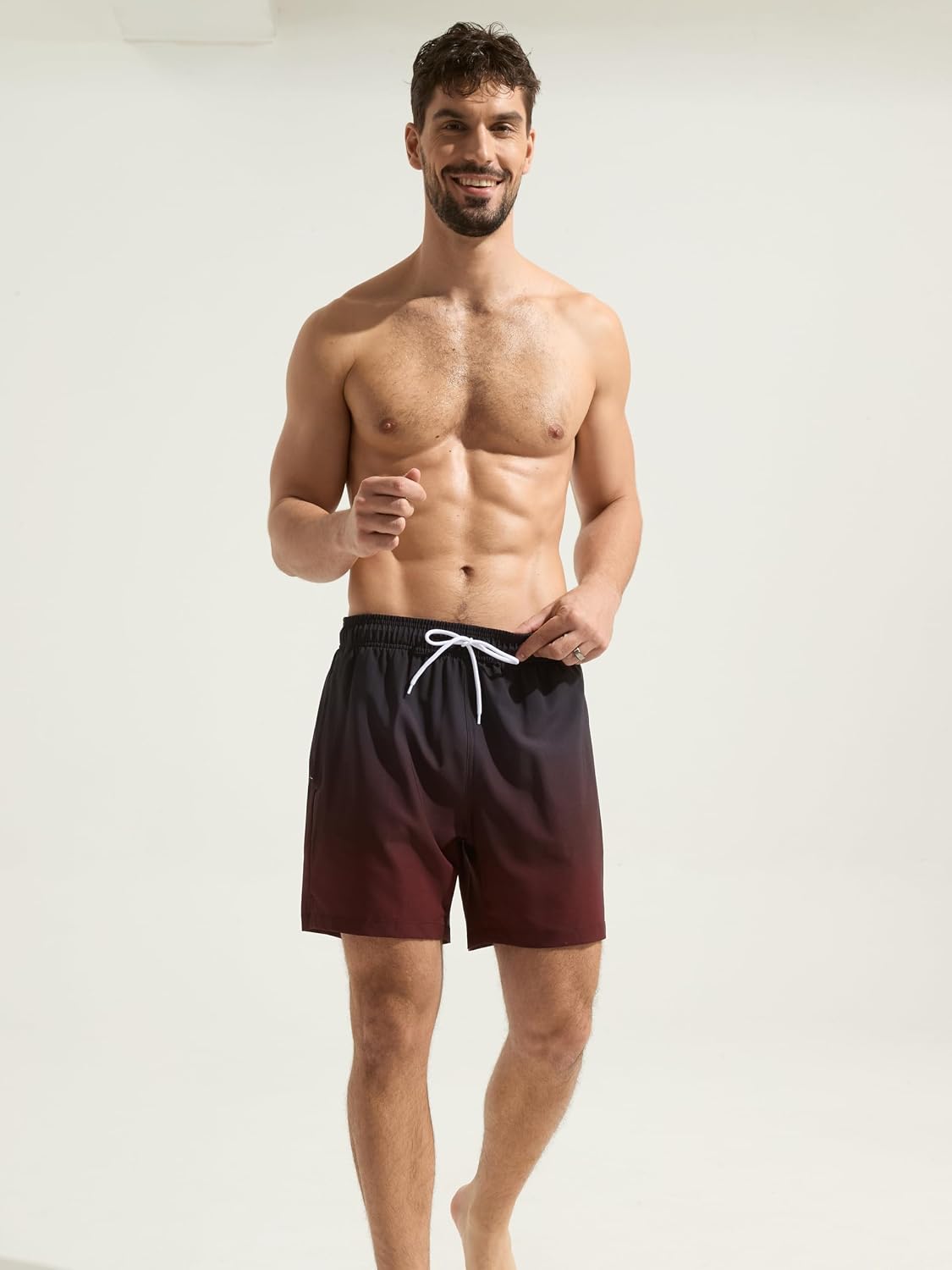 Detalle de Arcweg Men’s Swimming Shorts with Mesh Lining and Quick-Dry Fabric