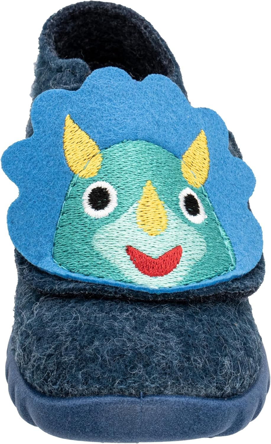Detalle de Fischer Kinder Hausschuh Jungen-Stiefel mit Drachen-Applikation und Flexi-Auftritt