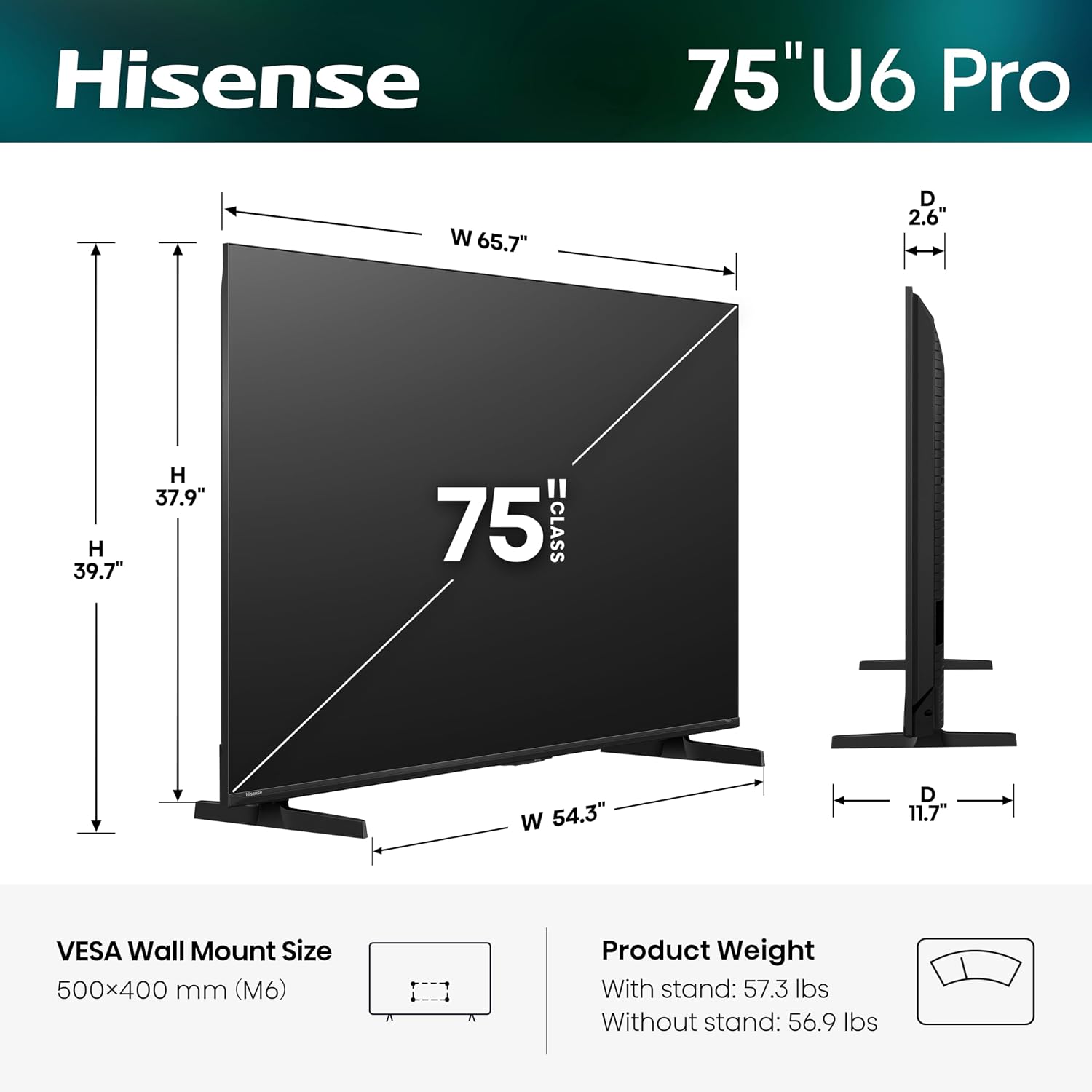 Thumbnail 2 de Hisense Mini-LED TV 75-inch