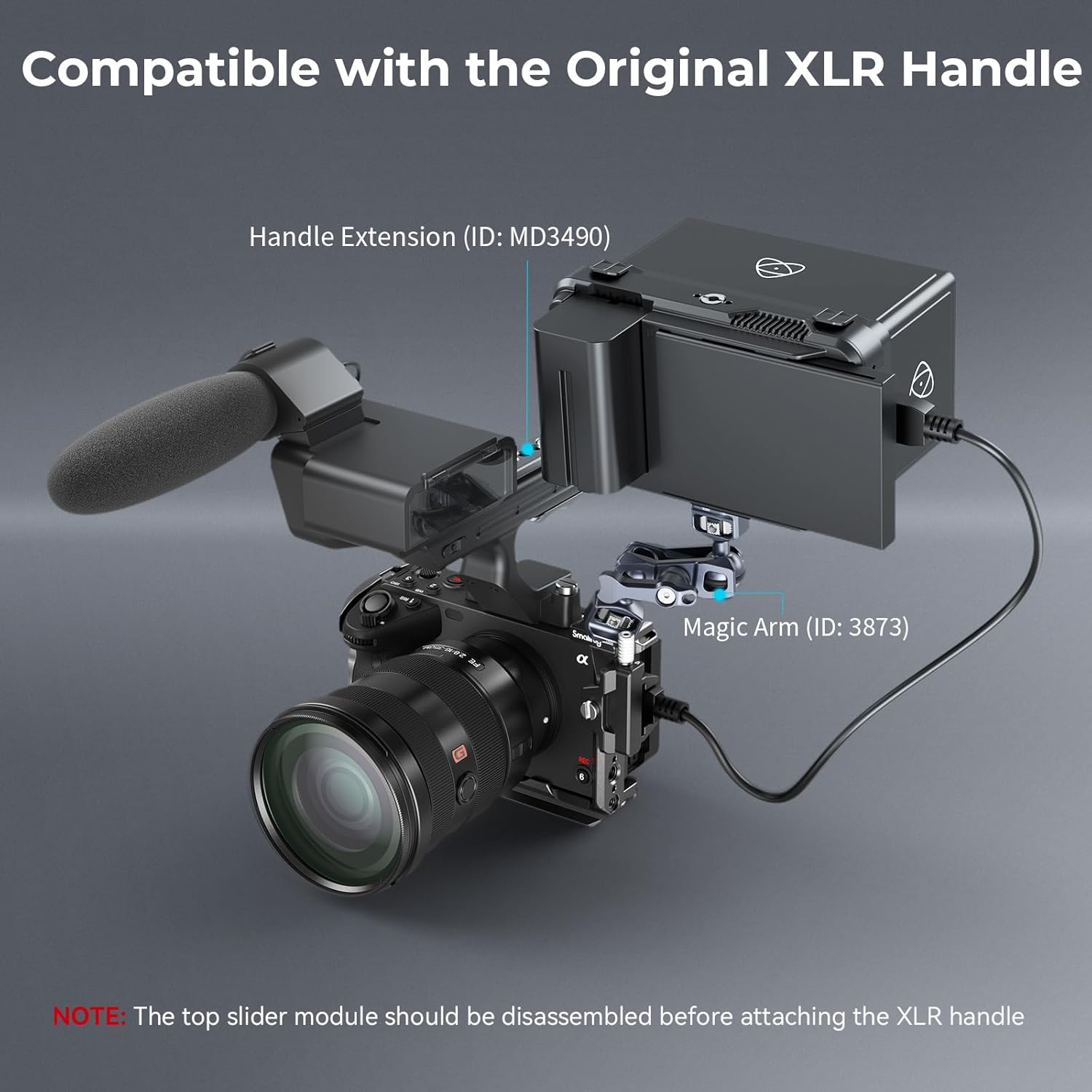 Thumbnail 5 de SMALLRIG Cage für Sony FX30 / FX3 4183B mit HDMI-Kabelklemme, Kaltschuh & NATO-Schiene