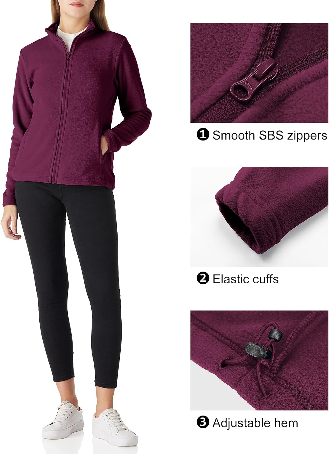 Thumbnail 3 de Outdoor Ventures fleece jacket with 4 pockets