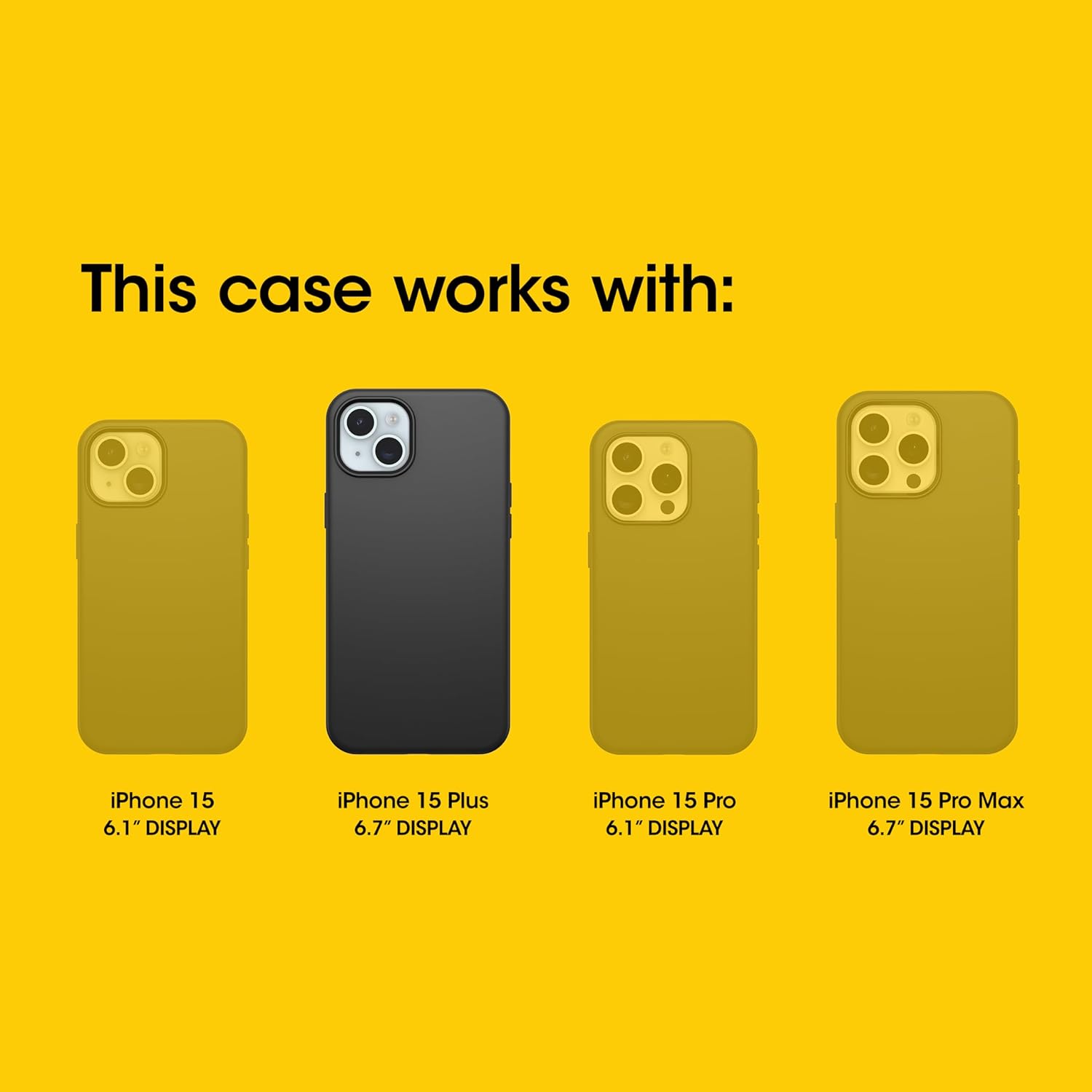 Detalle 2 de Coque Otterbox Symmetry Clear pour iPhone 15 Plus