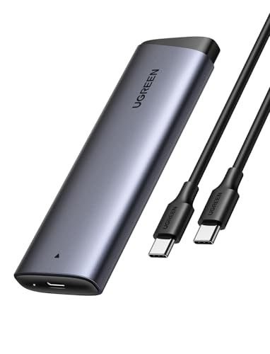 Detalle de UGREEN Boîtier SSD M.2 NVMe PCIe 10 Gbit/s en aluminium, USB 3.2 Gen 2