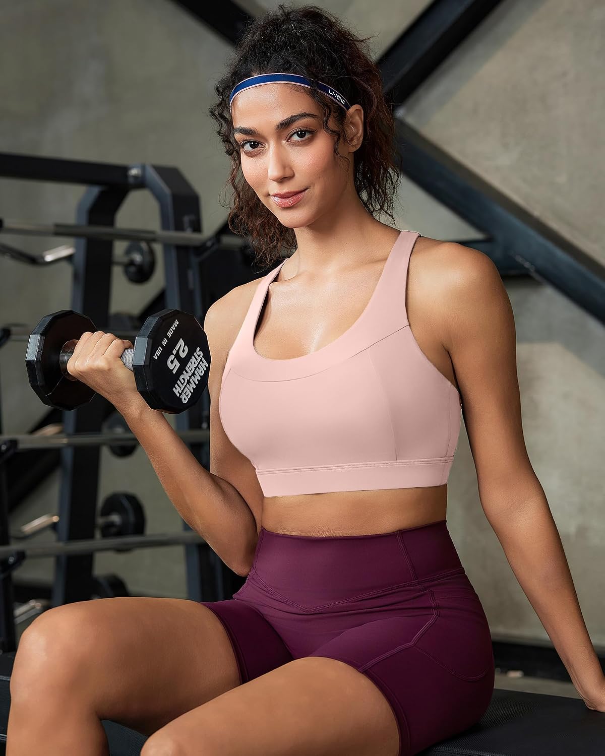 Detalle 2 de RUNNING GIRL Sports Bra with Adjustable Straps