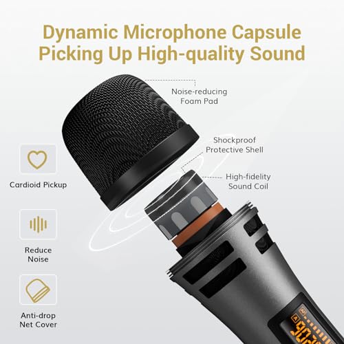 Thumbnail 4 de TONOR TW350 Wireless Microphones for Singing: All‑Rounder Karaoke Kit