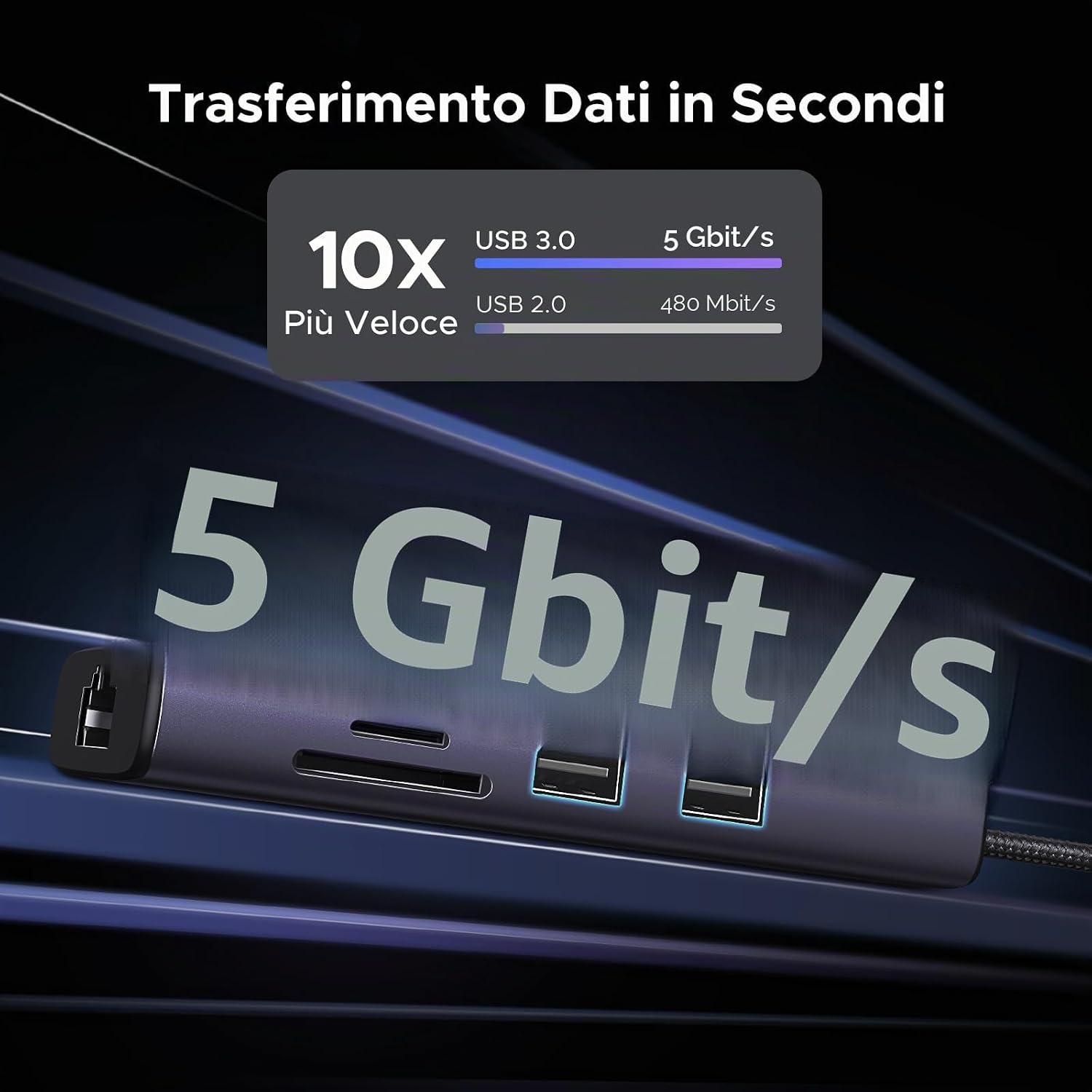 Thumbnail 4 de UGREEN Revodok 107 Hub USB C 4K