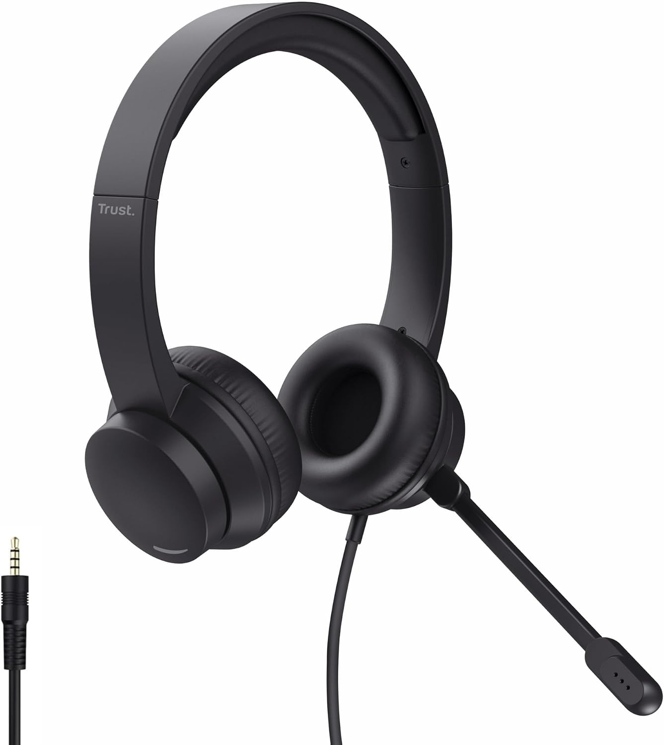 Detalle de Trust Roha II: Cuffie On-Ear leggere con microfono direzionale, 3.5 mm, filo 1,80 m