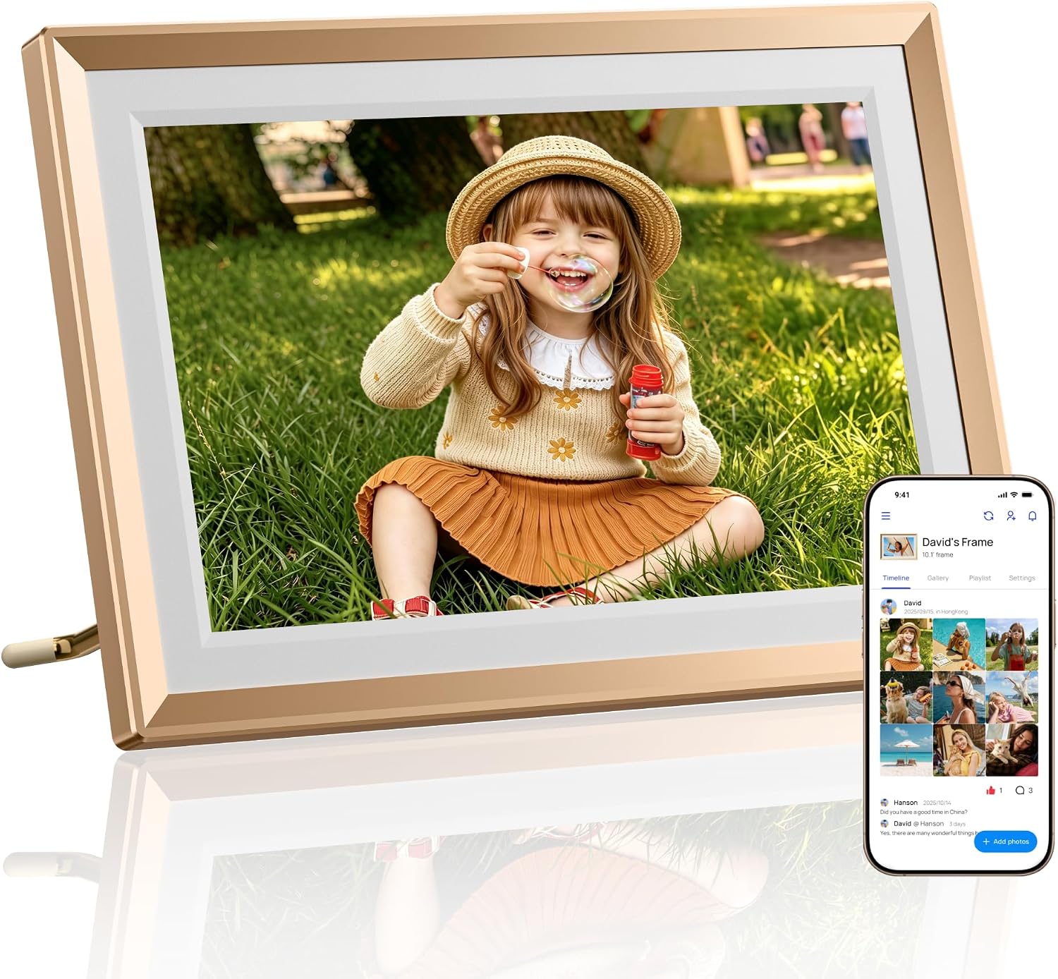 Detalle de ARZOPA D10 10.1" HD Picture Frame