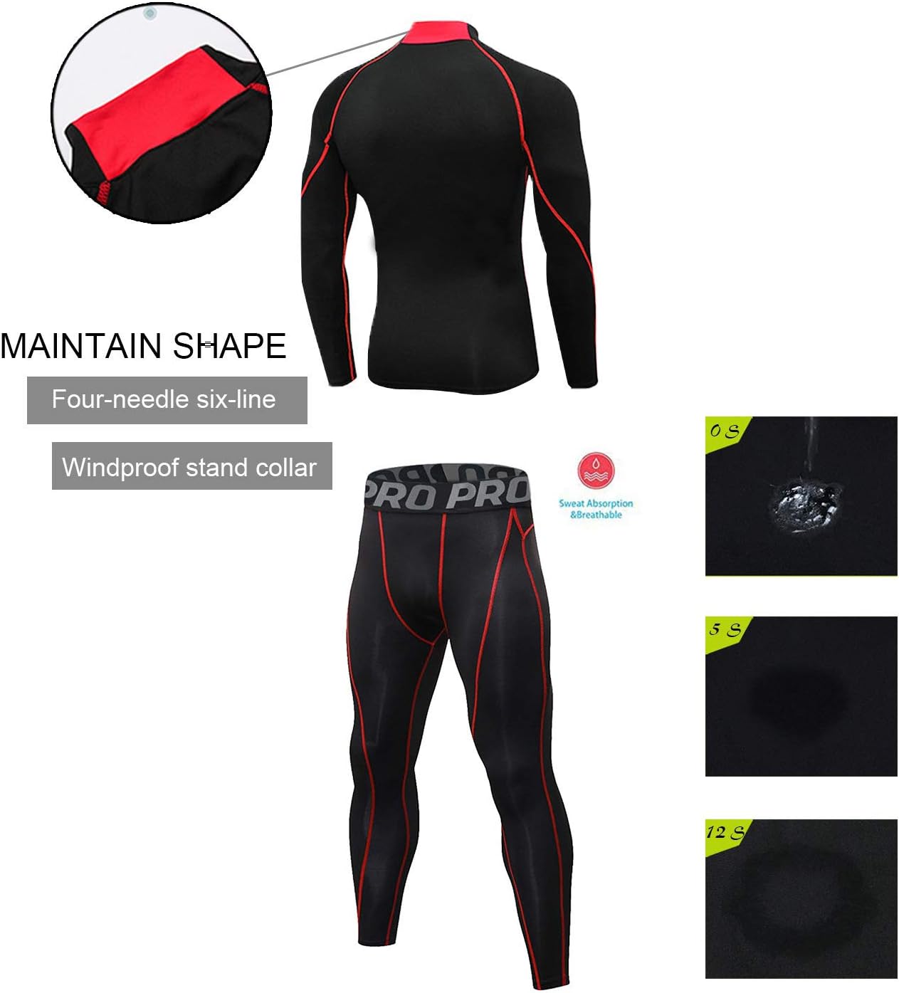 Thumbnail 4 de Thermal Underwear Mens Long Johns base layer set