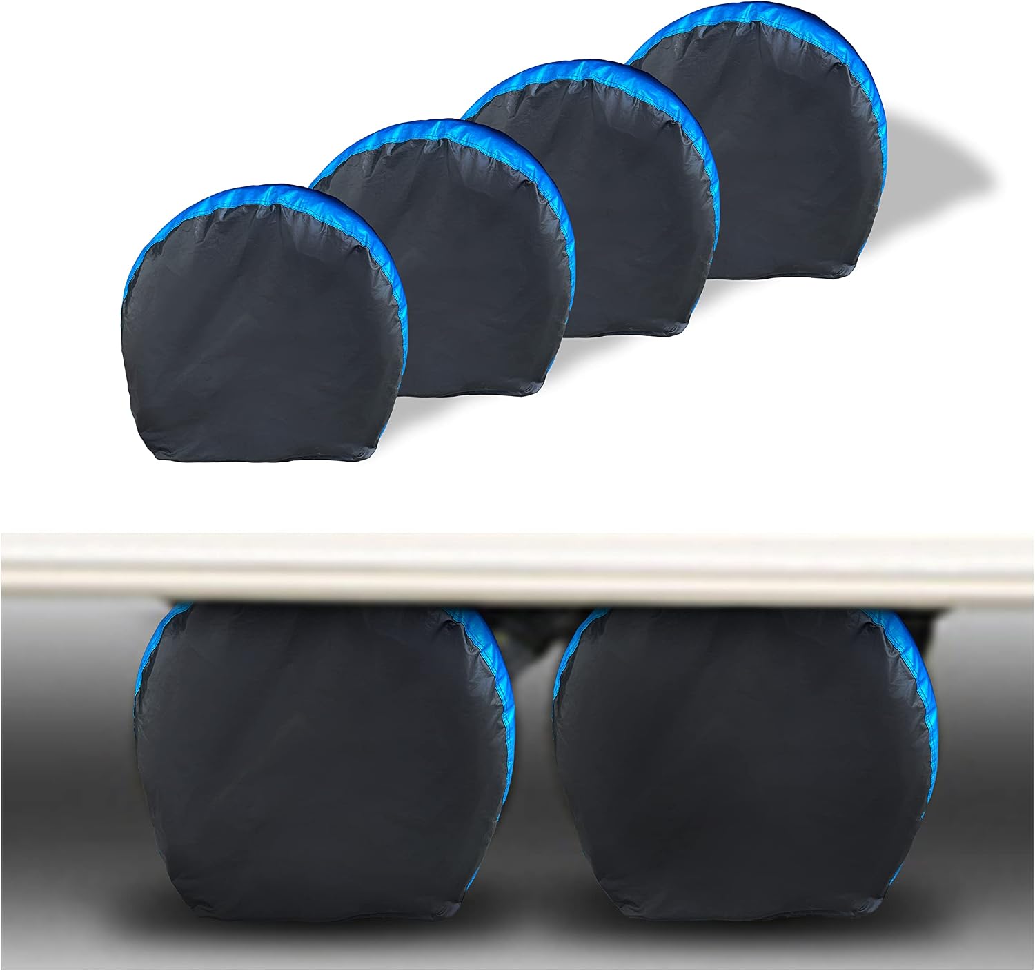 Detalle de MORNYRAY Tire Covers 4-Pack waterproof RV tire cover