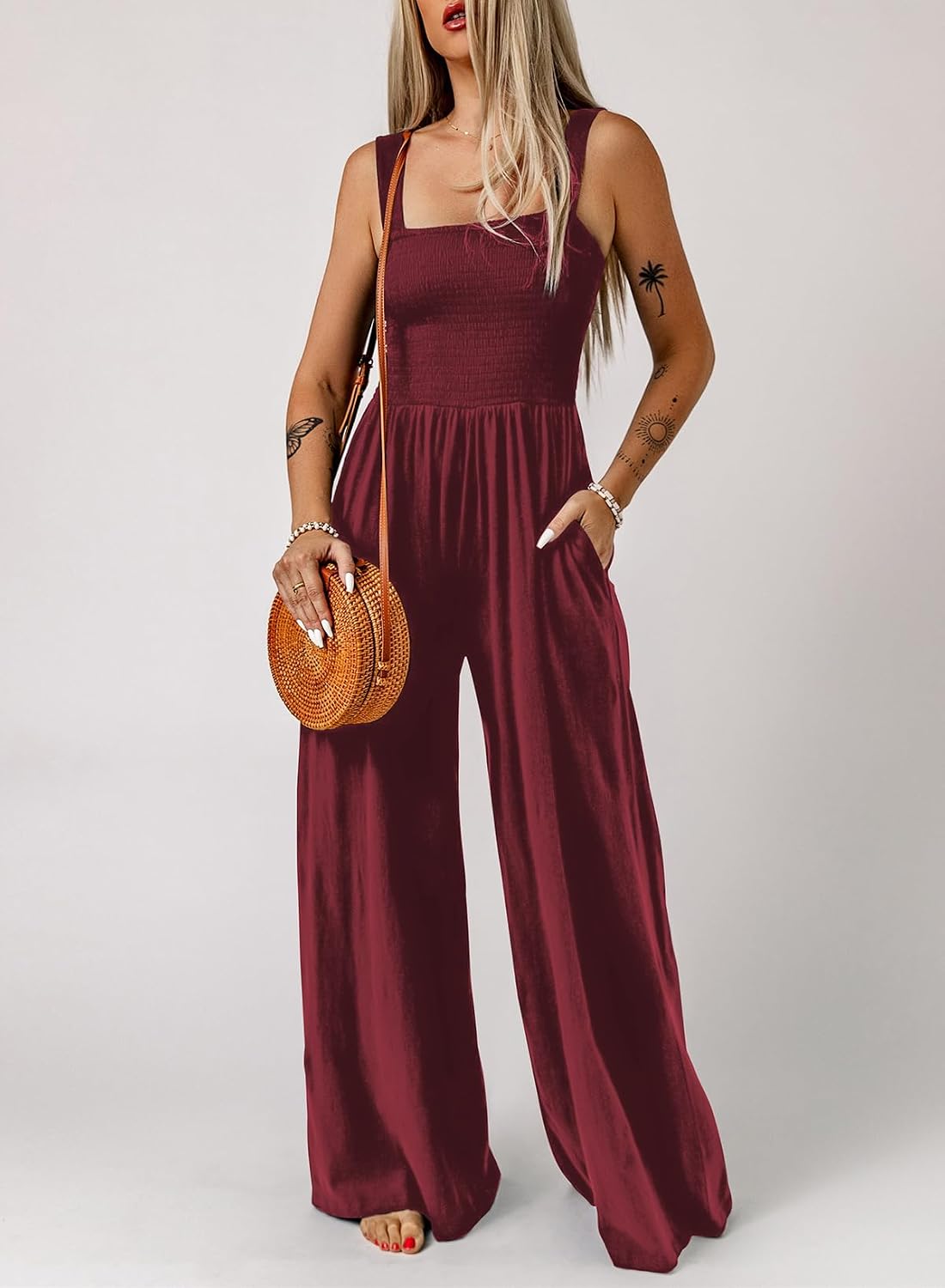 Detalle 2 de Dokotoo Women's Loose Overalls Jumpsuit