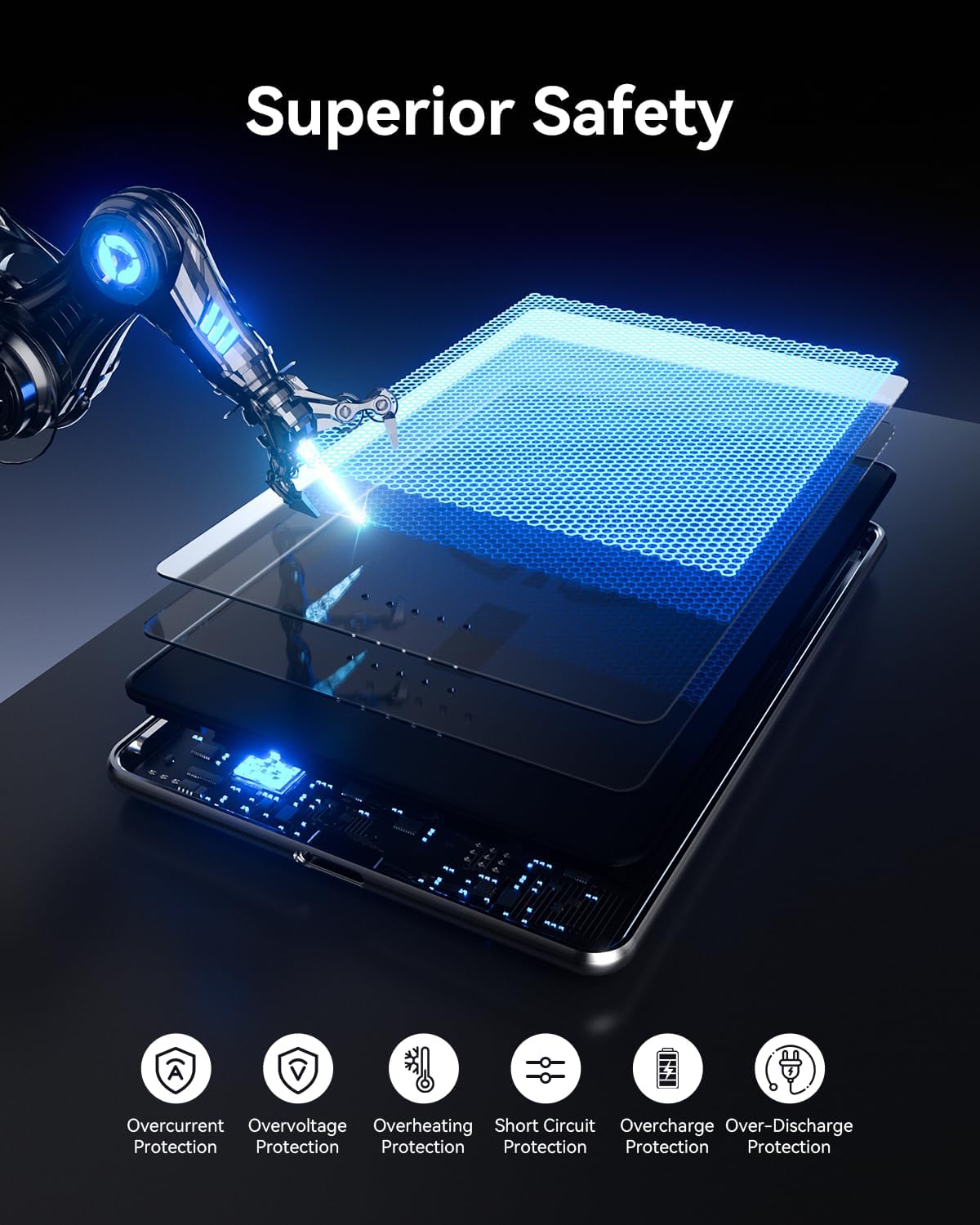 Thumbnail 5 de Kuulaa MagSafe Power Bank Ultra-Slim 5000mAh (Magnetic Wireless Charger) – Mirror Black