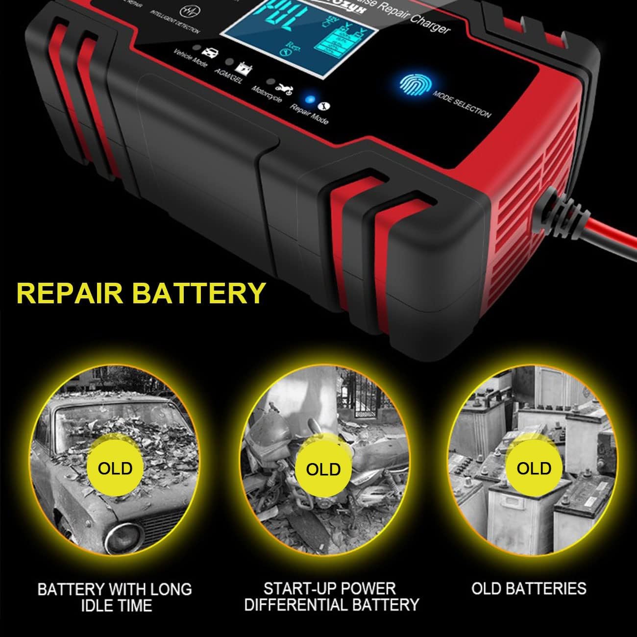 Thumbnail 5 de PROFIKLA 12V/24V 8A smart battery charger for car 🔋