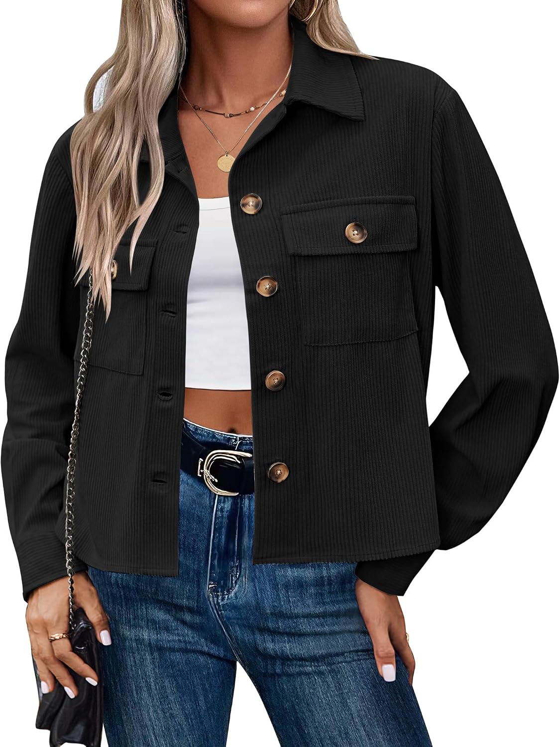 Thumbnail 6 de Hotouch Giacca corduroy da donna