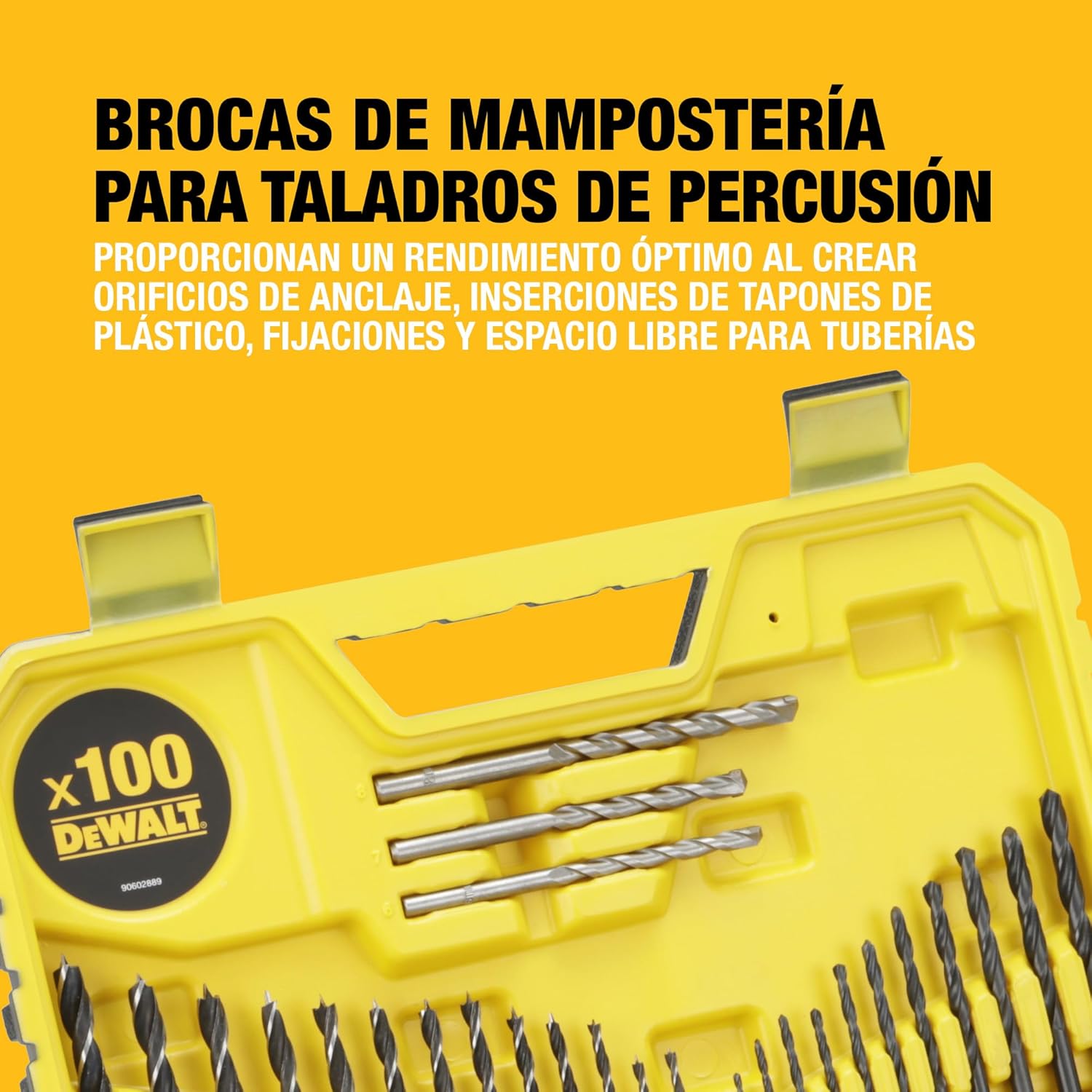 Thumbnail 2 de DEWALT DT71563-QZ Juego de taladros mixtos 100 piezas 🔧