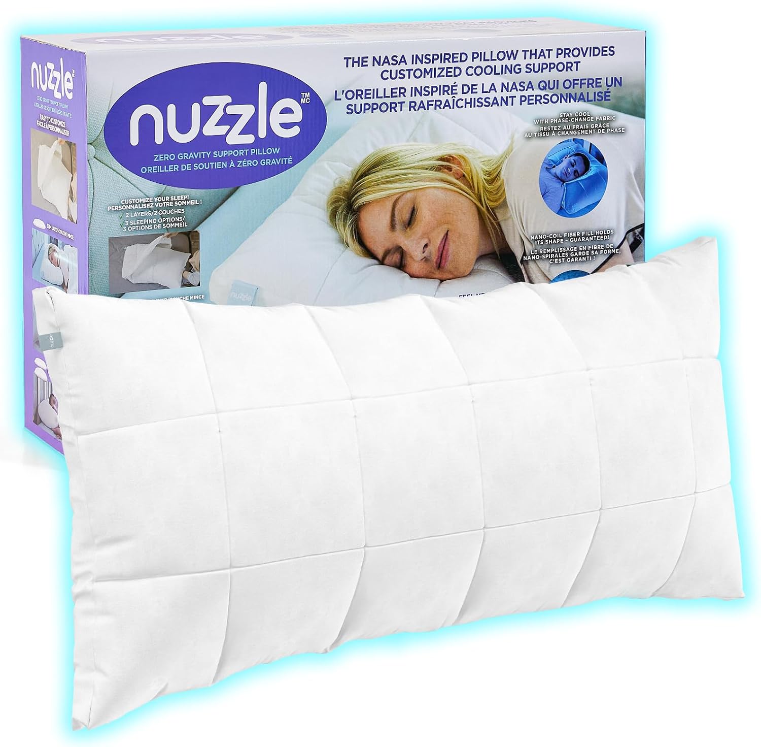 Nuzzle Adjustable Pillow King Size
