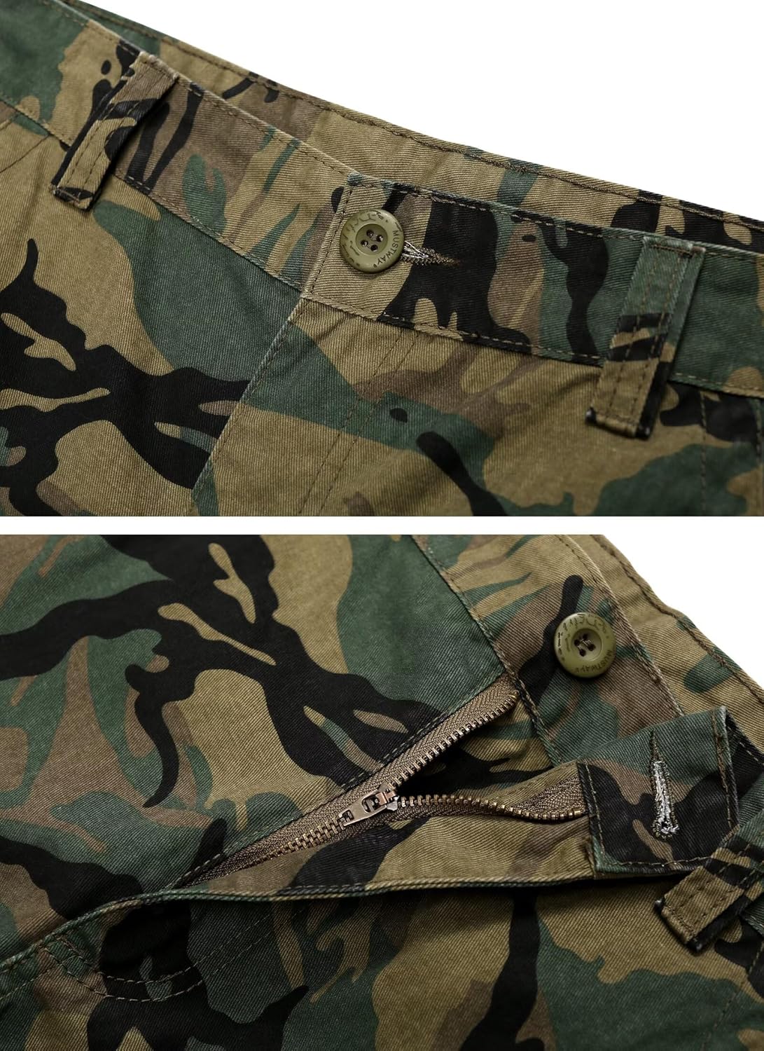 Thumbnail 4 de VATINNT men’s camo cargo shorts with multi pockets (loose fit, no belt)