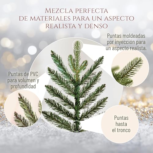 Detalle 2 de Sapin de Noël Artificiel Pure Living 120 cm ⚡