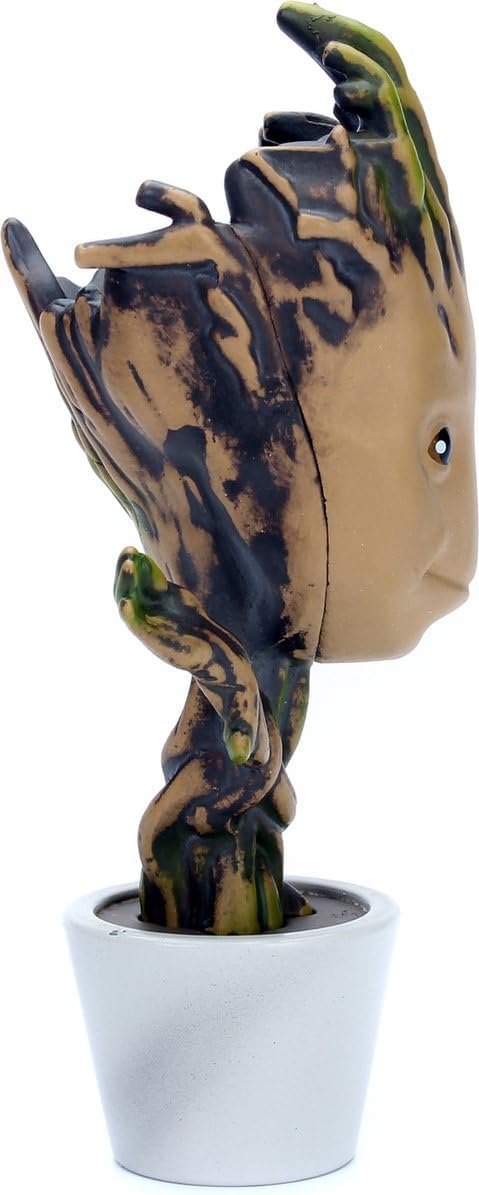 Thumbnail 3 de Jada Toys Marvel Groot Figur im Blumentopf (10 cm) – hochwertige Metall-Dekofigur