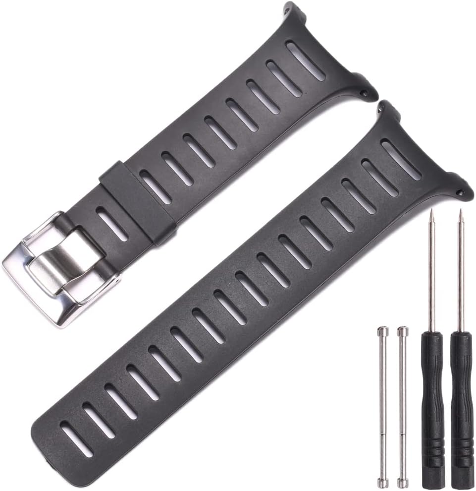 Detalle de MCXGL Gummi Uhrenarmband für Suunto T1/T1C/T3/T3C/T4C/T4D