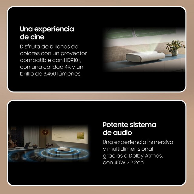 Thumbnail 3 de Samsung The Premiere LPU9D 4K Ultra corto 📺