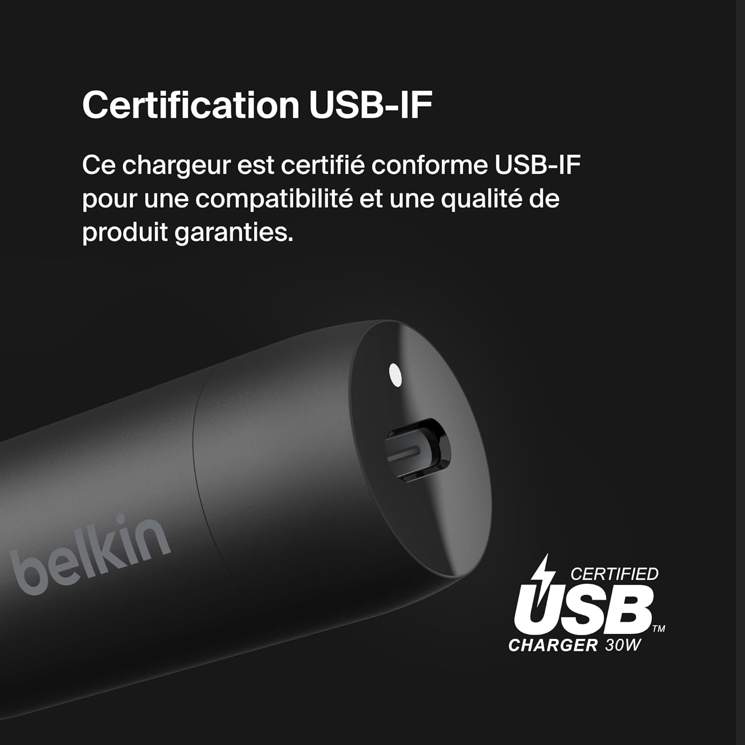 Thumbnail 2 de Belkin Chargeur de voiture BoostCharge 30 W : charge rapide USB-C Power Delivery