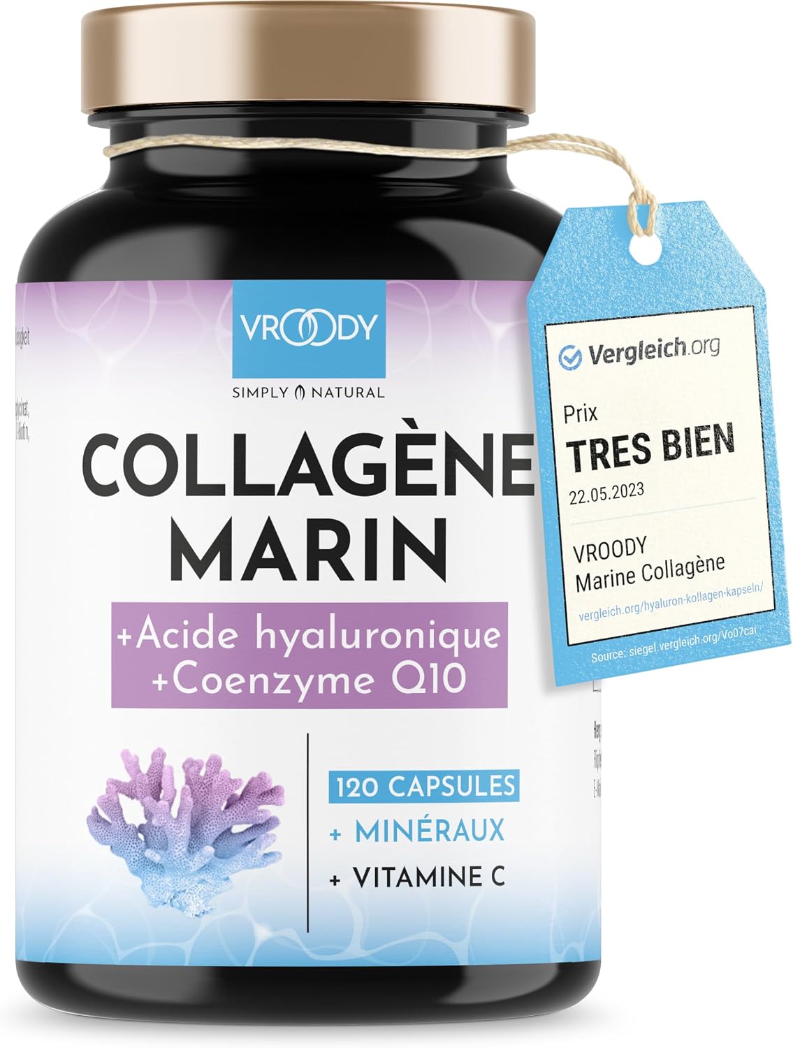 Detalle de VROODY Premium Collagène Marin 1000mg