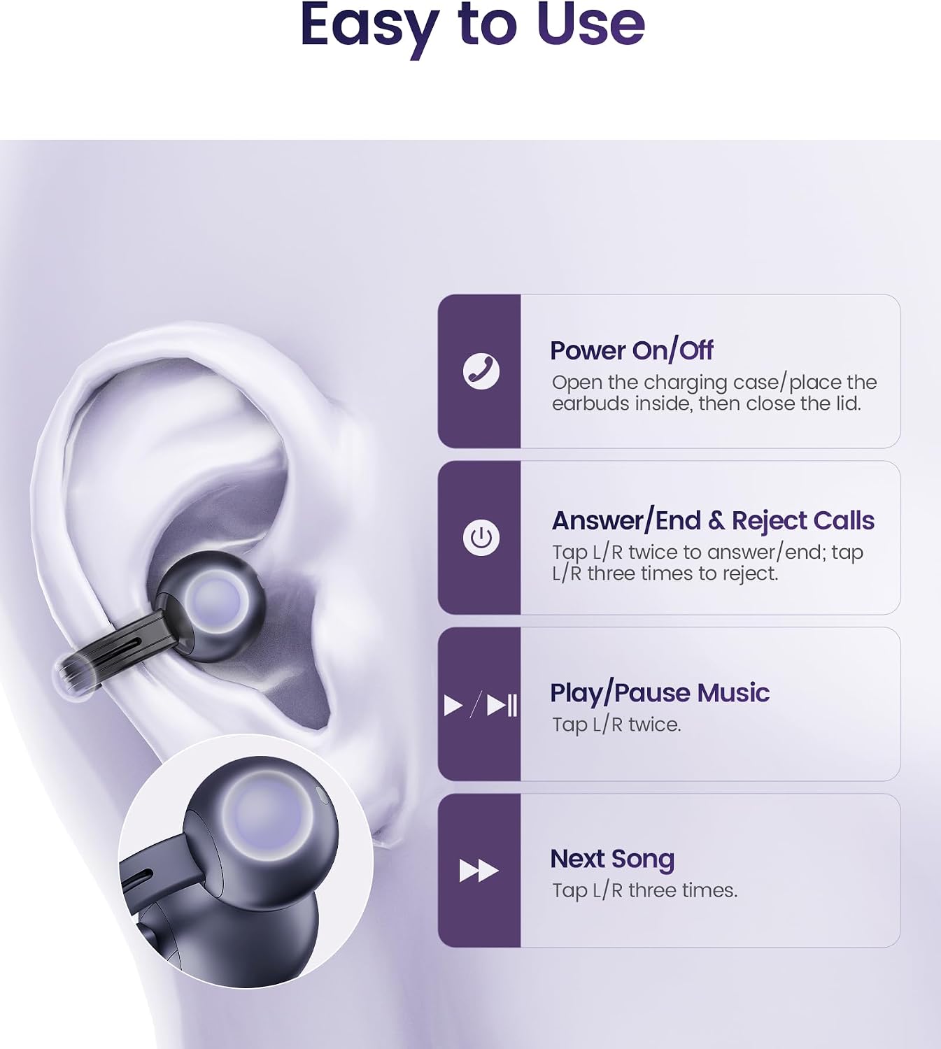 Thumbnail 6 de Mojawa Clip-On Headphones IP54