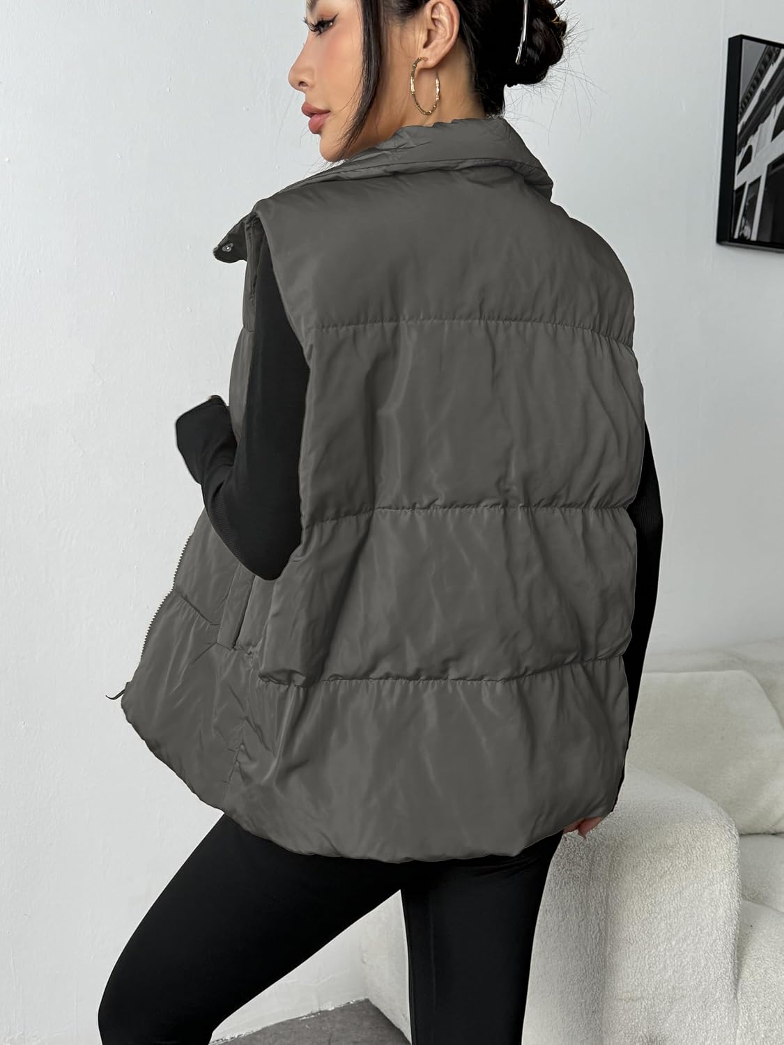 Thumbnail 4 de Zeagoo Women Puffer Vest Lightweight S with Pockets