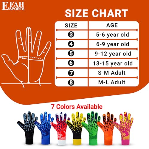 Thumbnail 5 de EFAH Soccer Goalkeeper Gloves