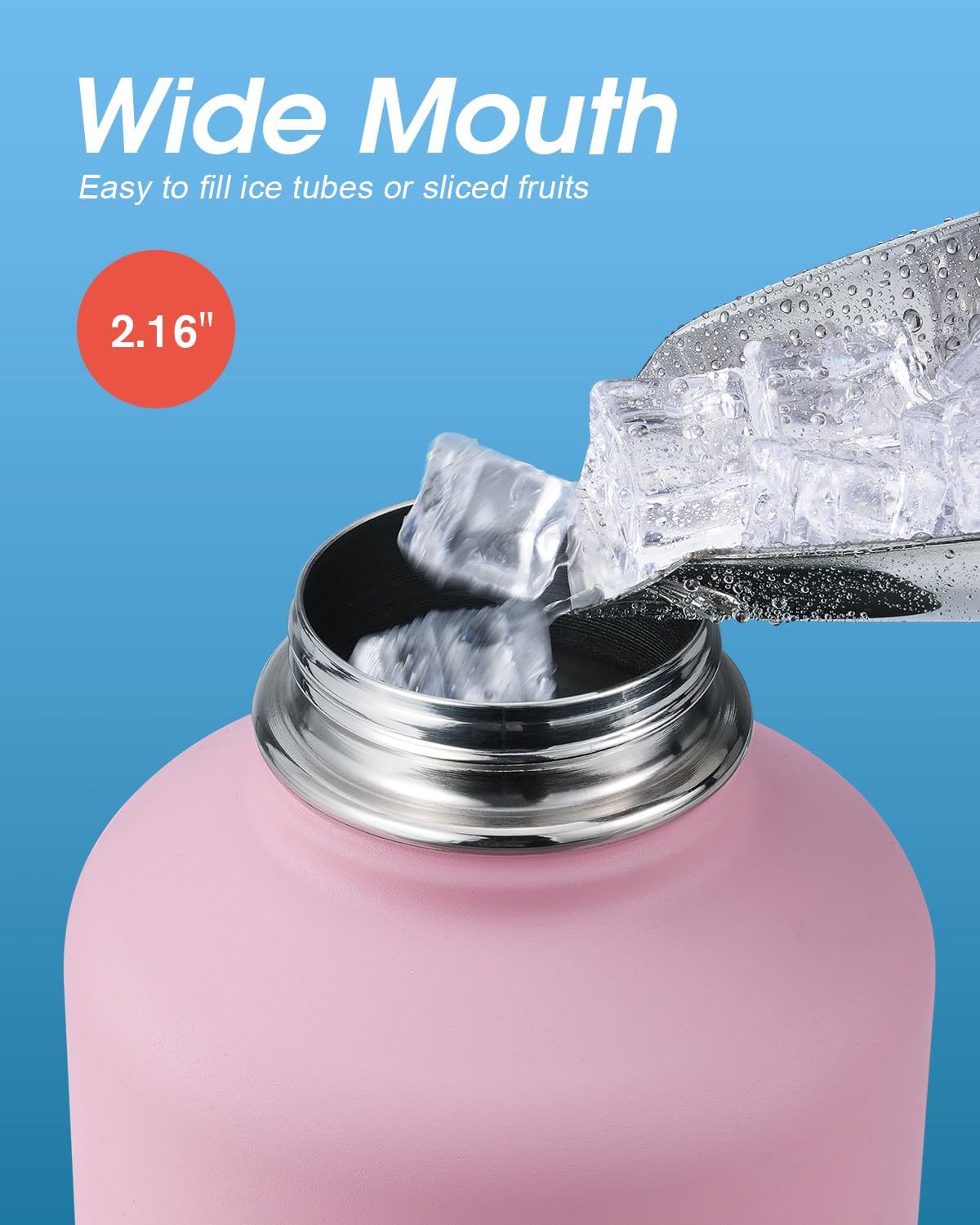 Detalle 2 de Coolflask 64 oz Insulated Water Bottle