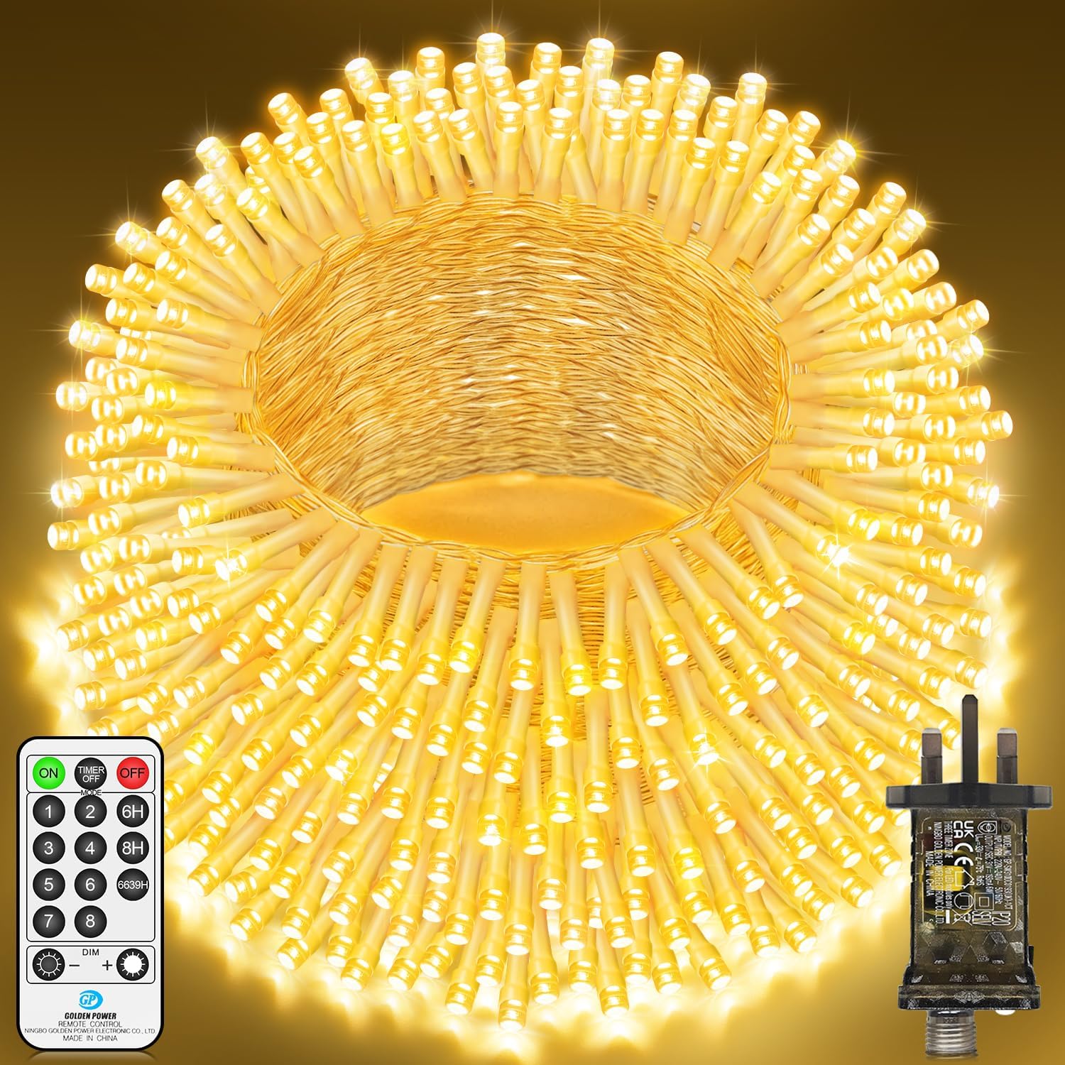 Detalle de 120M 1000 LED Fairy Lights Outdoor