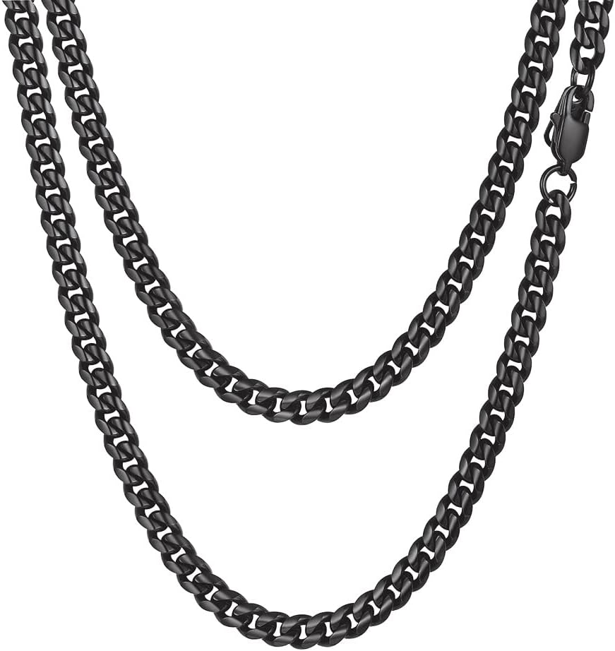 Detalle de PROSTEEL Collana Uomo Cubana 6mm 51 cm