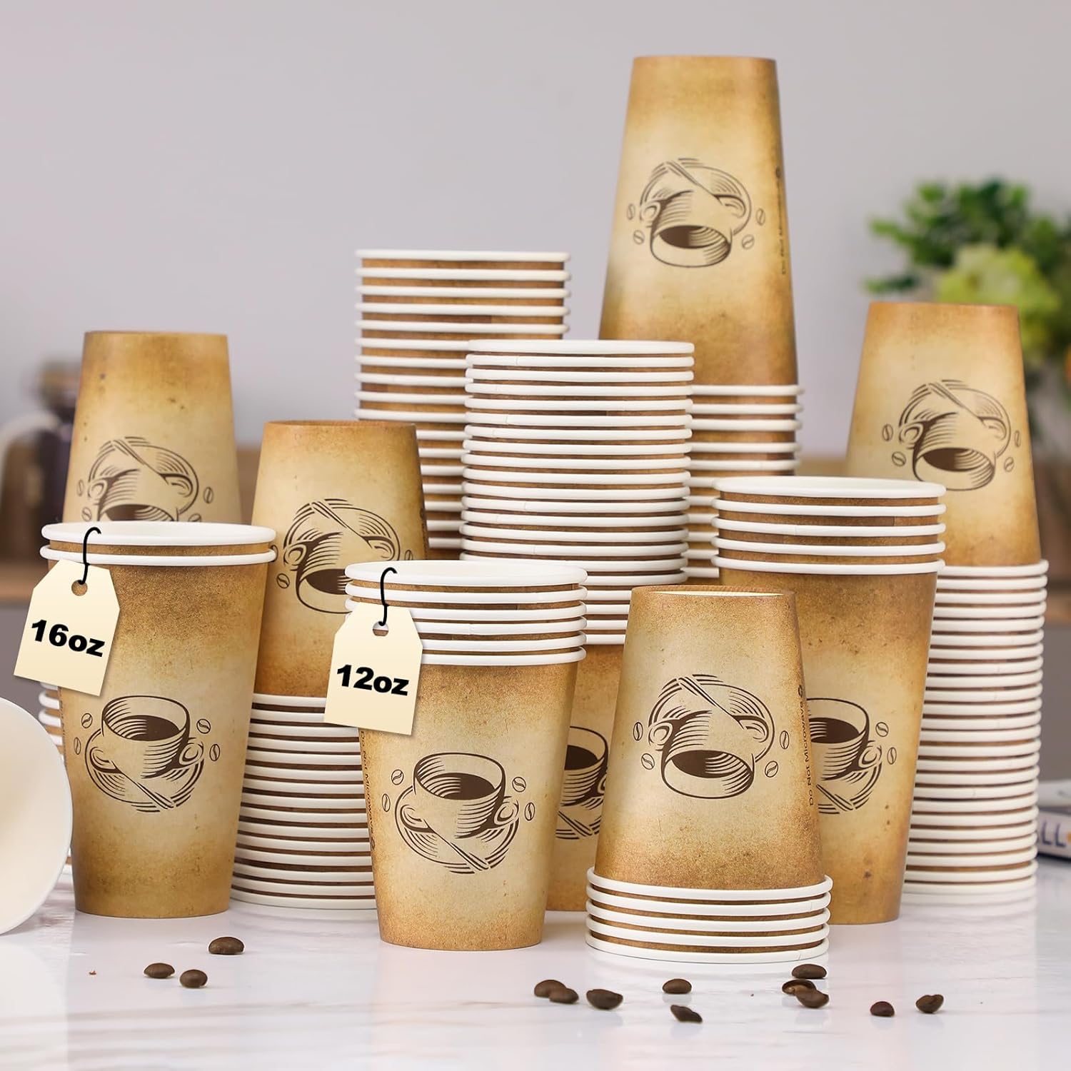 Thumbnail 2 de Clawsoff 12oz Paper Cups ☕