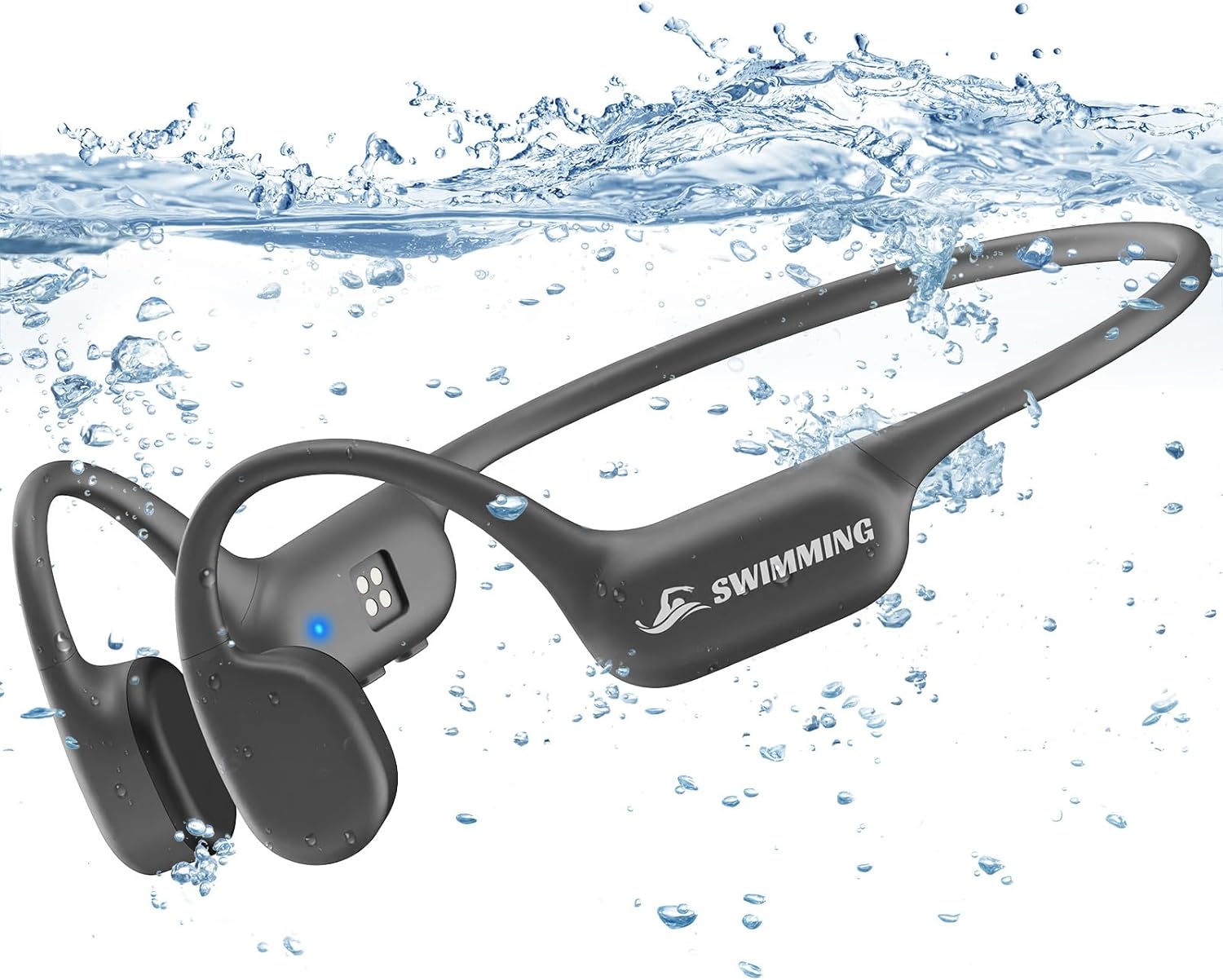 Thumbnail 6 de CERMENK Casque de conduction osseuse pour natation – 32 Go, IP68, Bluetooth 5.4