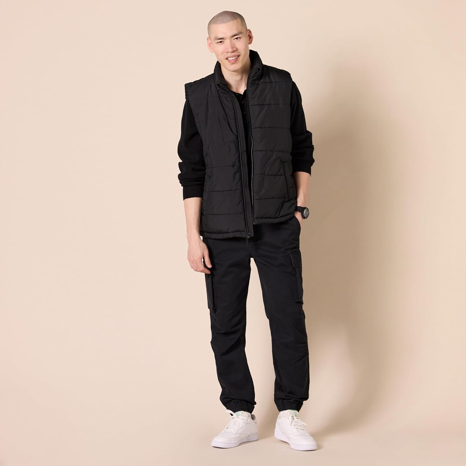 Thumbnail 3 de Amazon Essentials uomo jogger cargo con coulisse in vita, twill di cotone elasticizzato e vestibilità standard