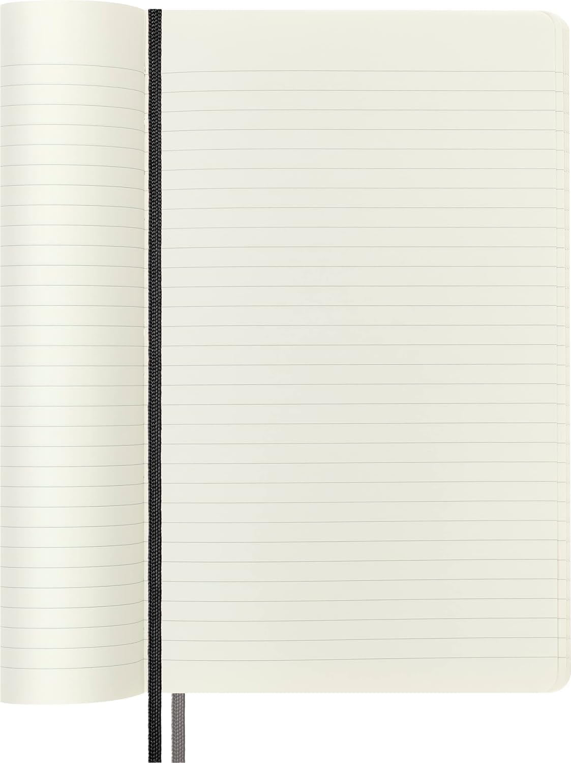 Detalle de Moleskine Classic Expanded Ruled Notebook – Black, Large (A5) 400 Pages
