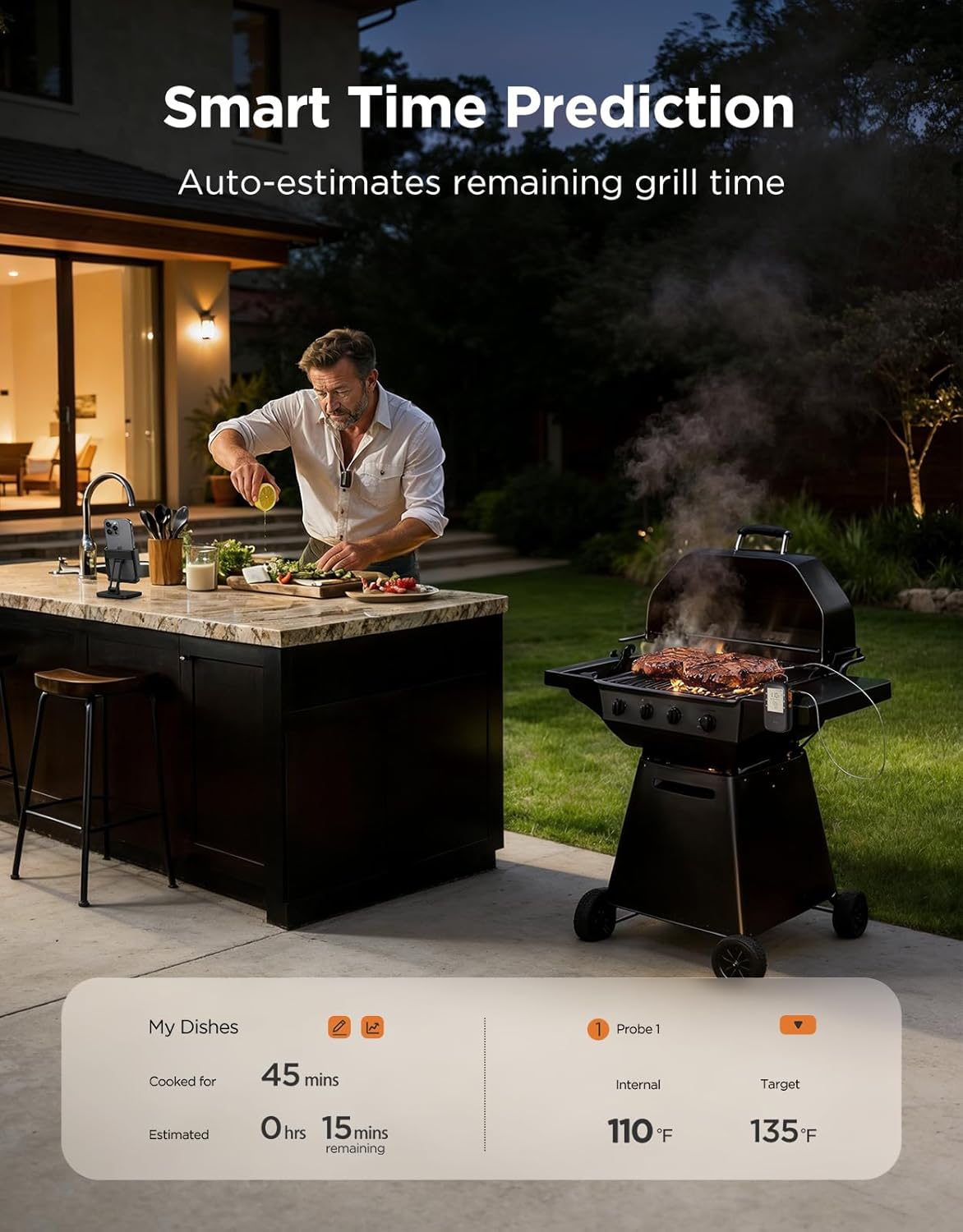 Thumbnail 3 de Govee Bluetooth Meat Thermometer with 2 Probes