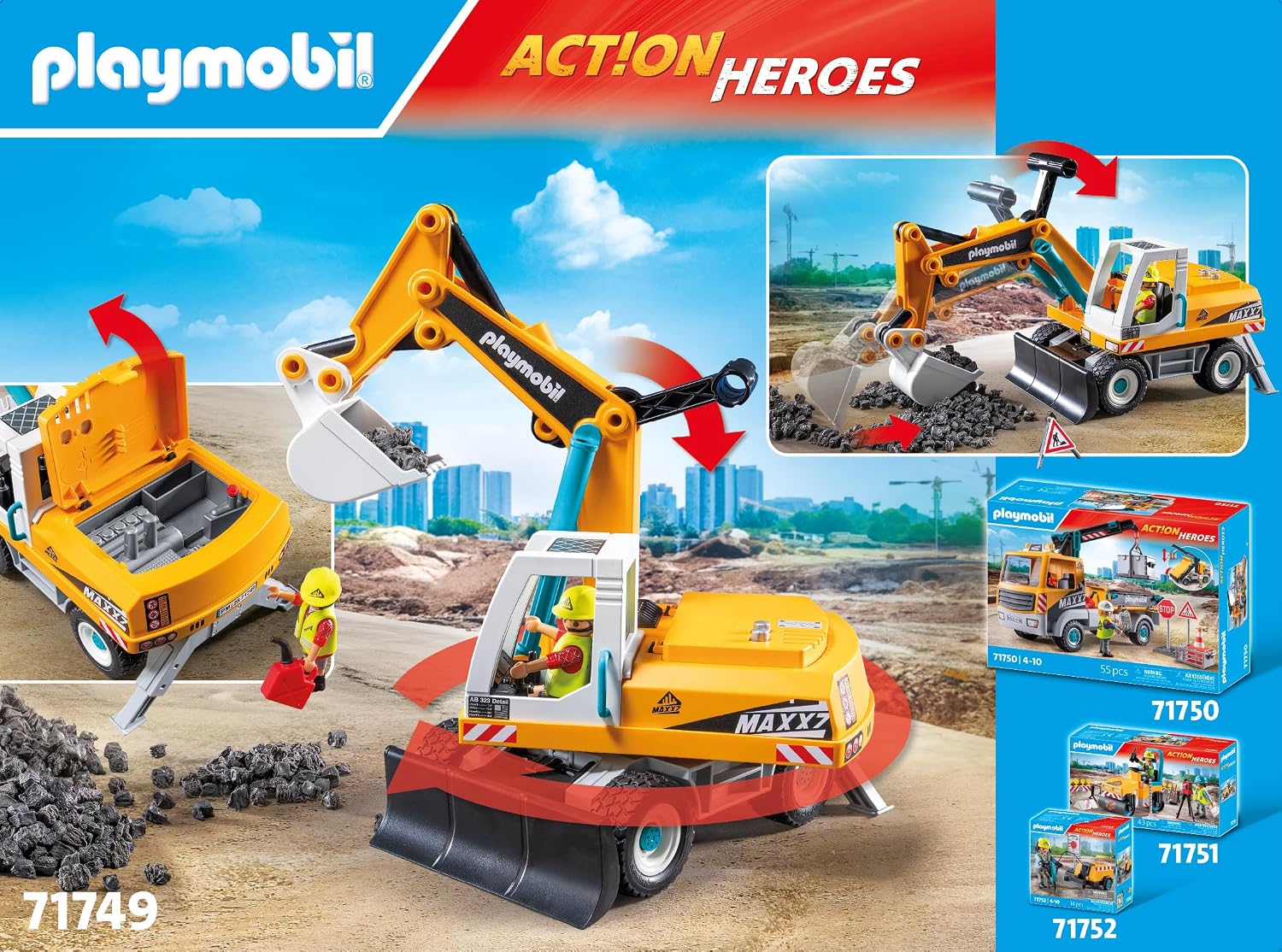 Thumbnail 3 de PLAYMOBIL Excavator